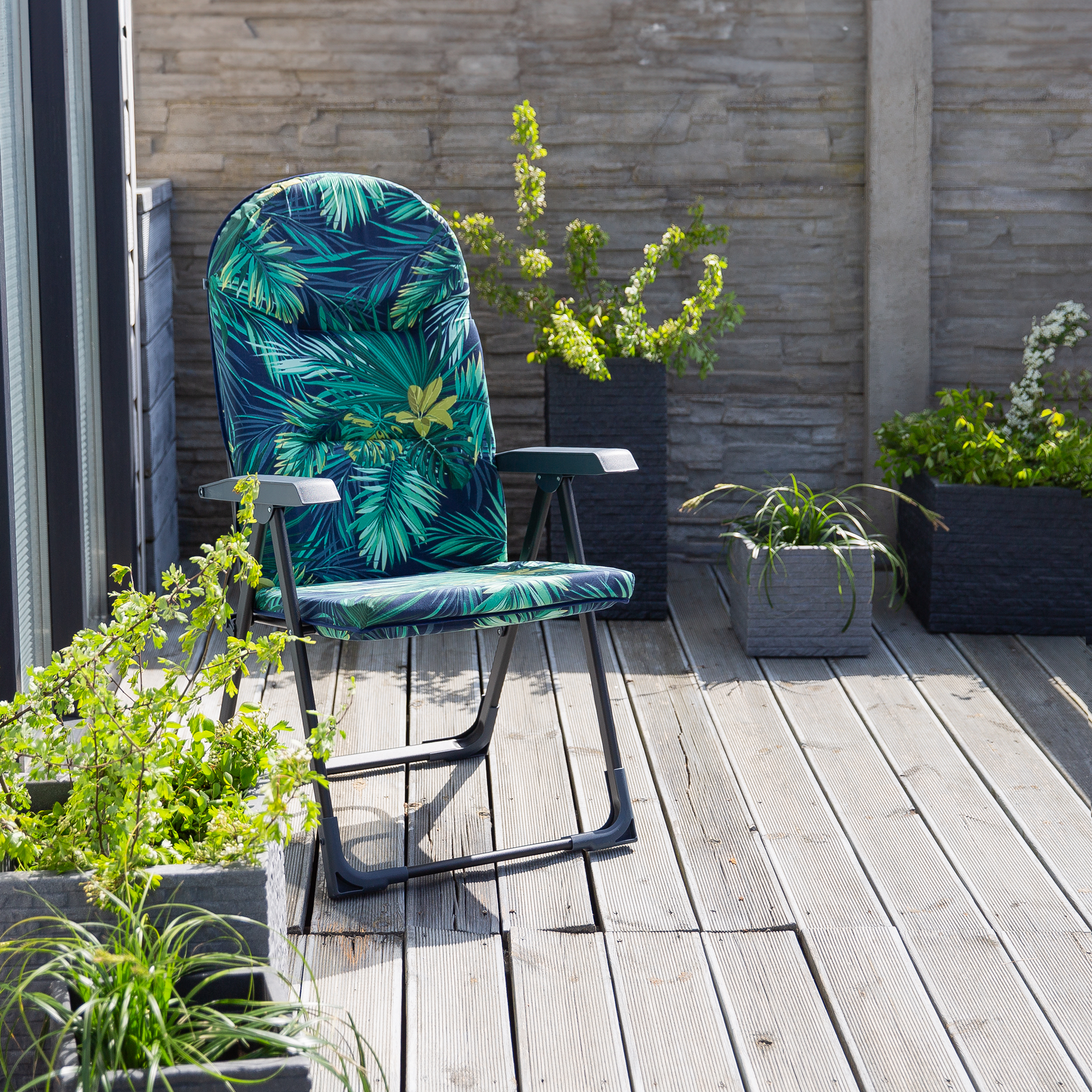 Sedia pieghevole Galaxy Black Edition G051-02IB PATIO