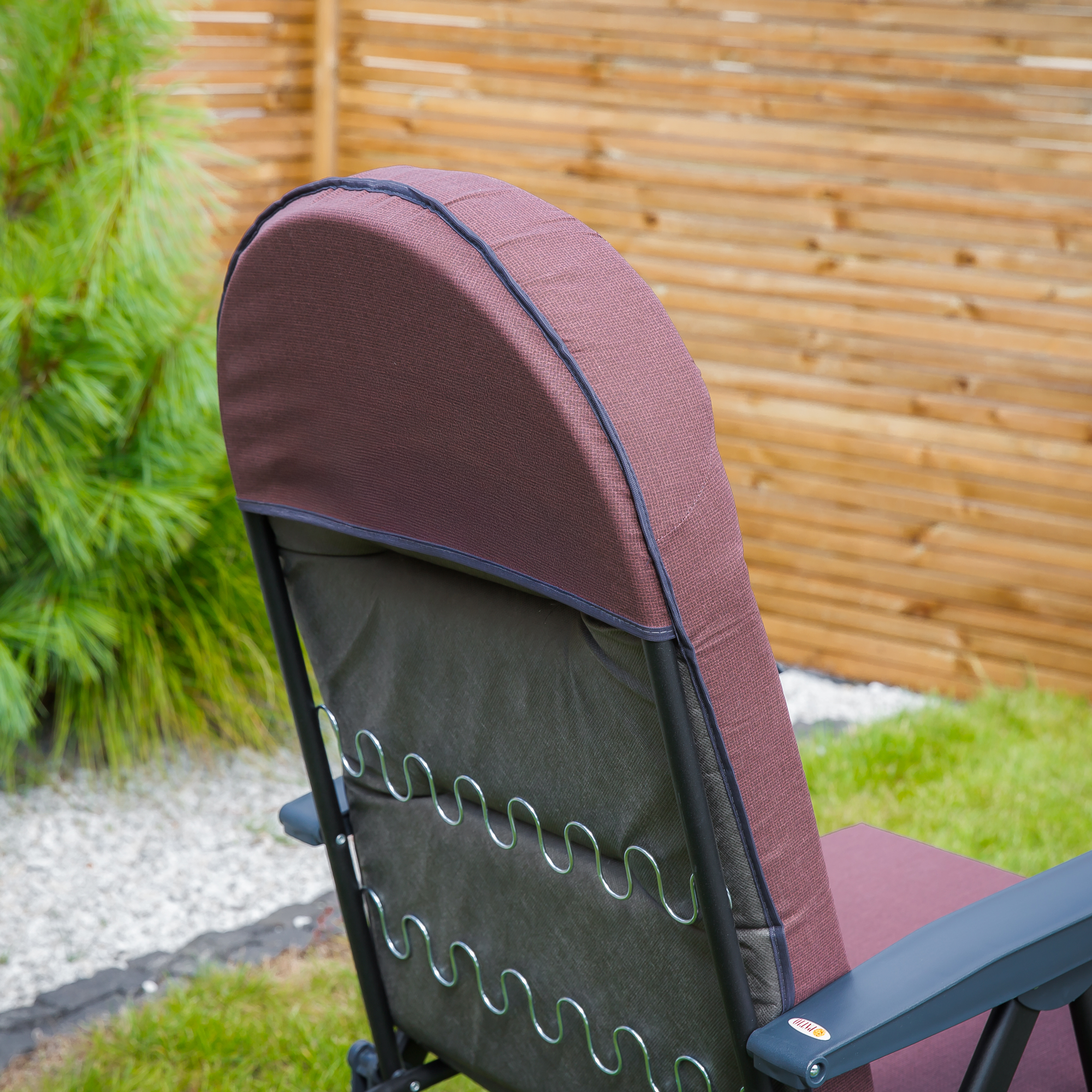 Polohovacie záhradné kreslo Galaxy Black Edition H047-04PB PATIO