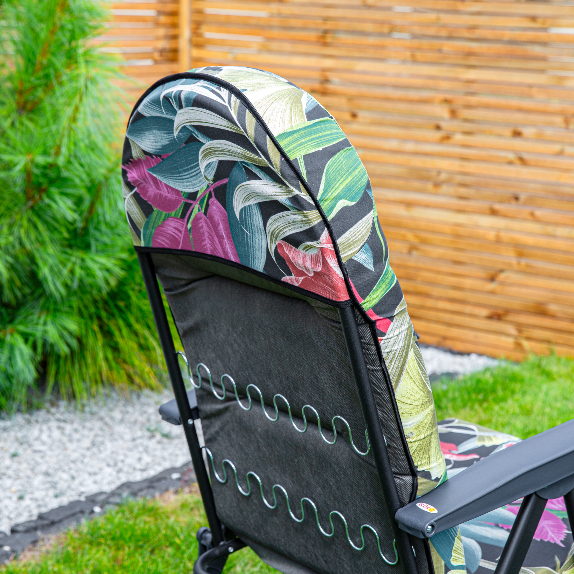 Polohovacie záhradné kreslo Galaxy Black Edition G052-23IB PATIO