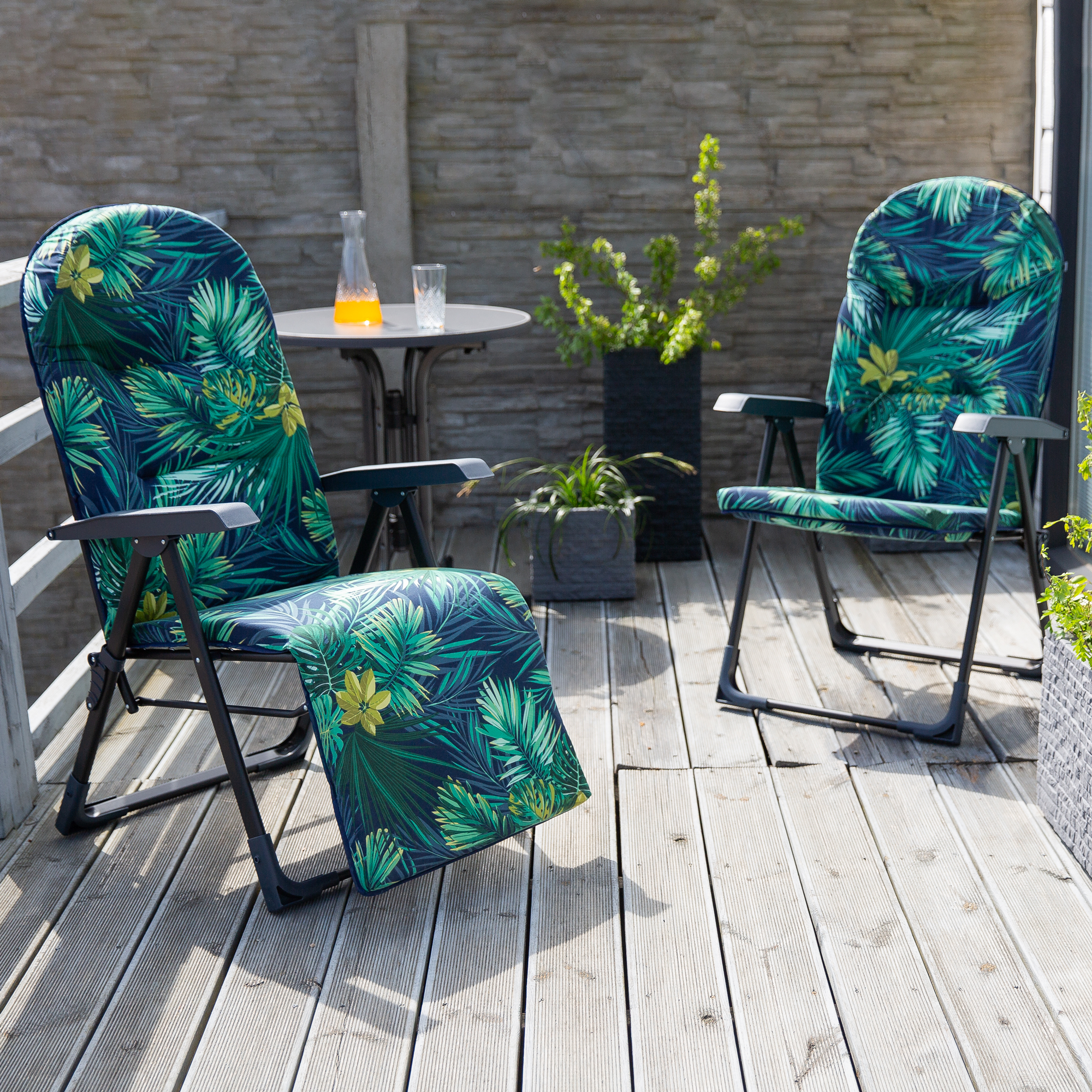 Sedia pieghevole Galaxy Black Edition G051-02IB PATIO