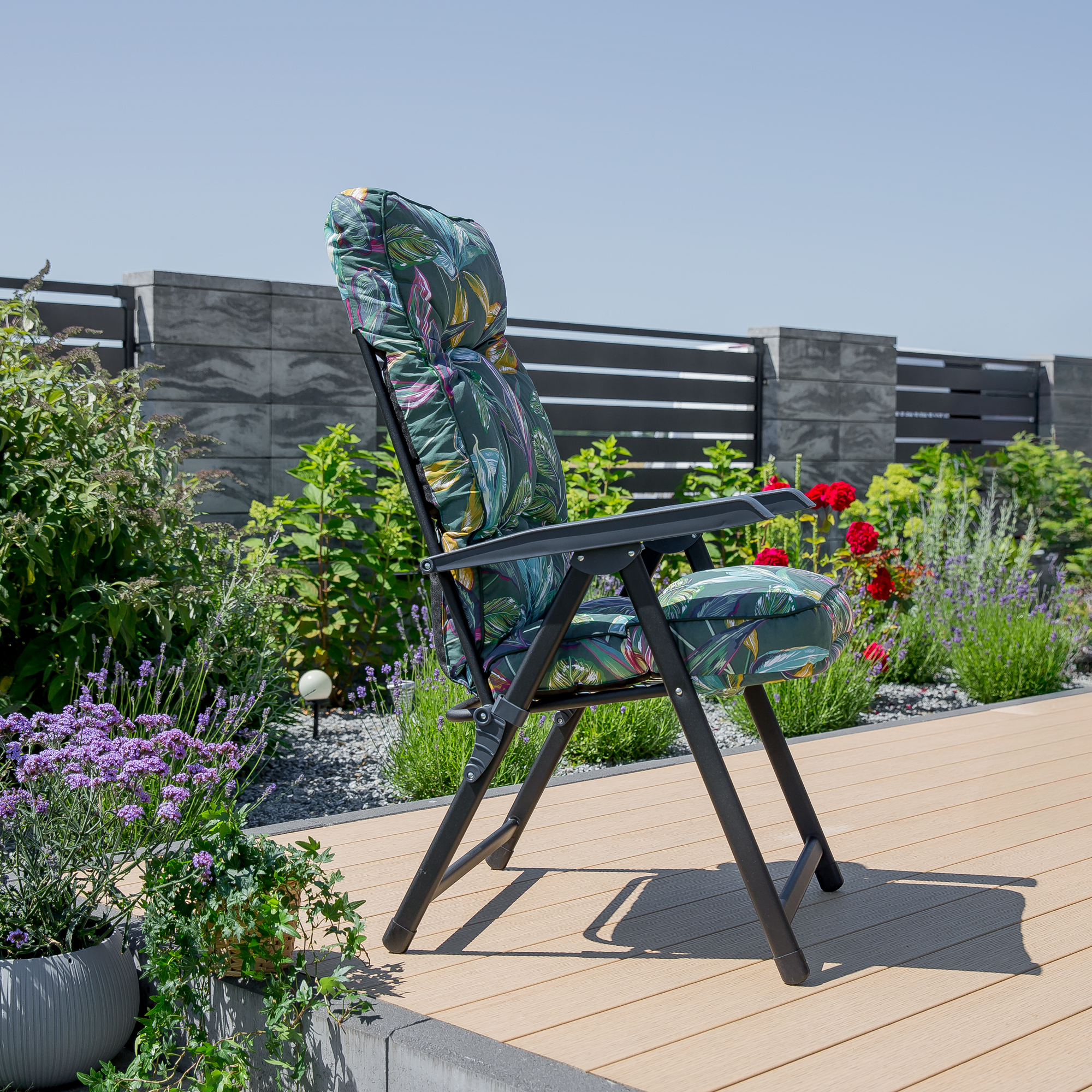 Polohovací zahradní křeslo Lena Black Edition G058-02PB PATIO