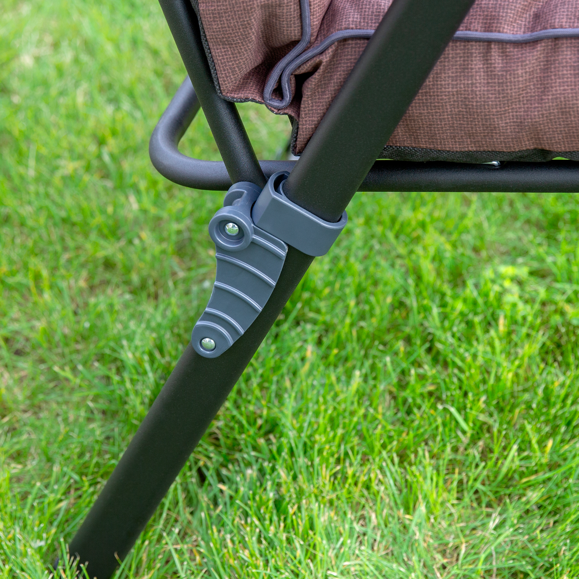 Polohovacie záhradné kreslo Lena Black Edition H047-04PB PATIO