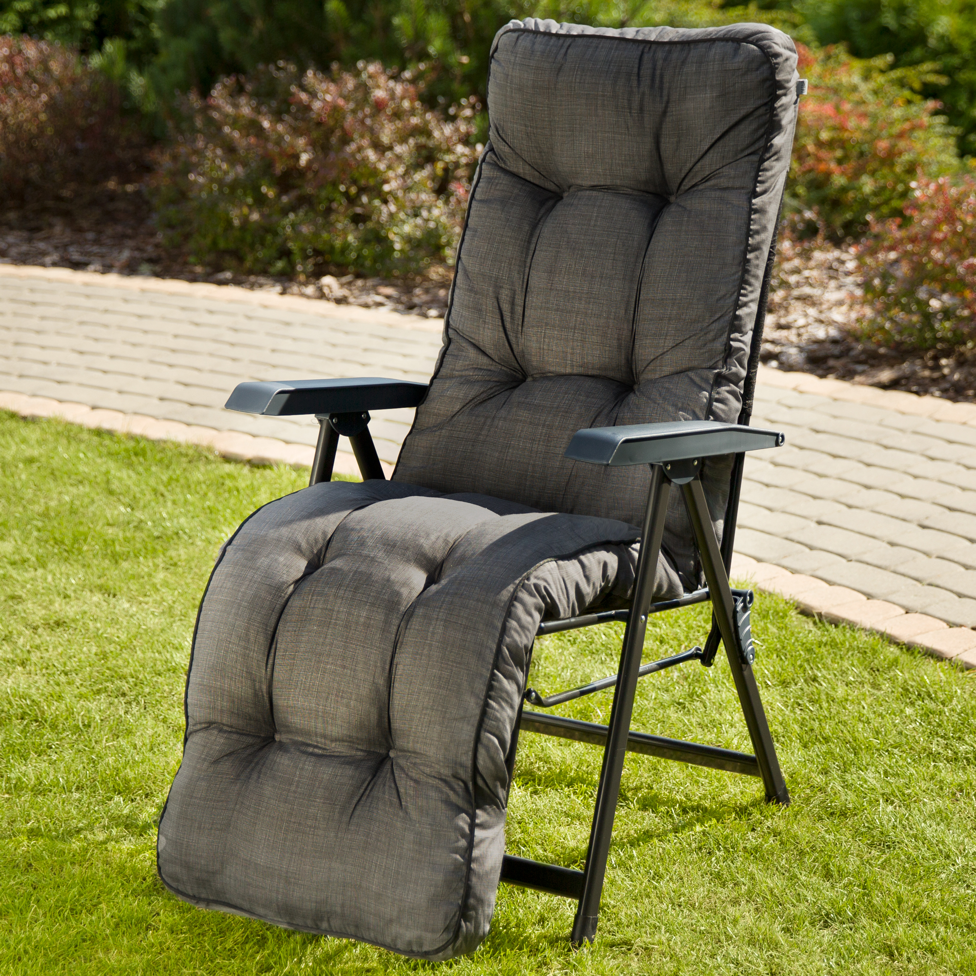 Polohovací zahradní křeslo s podnožkou Lena Plus H024-07PB PATIO