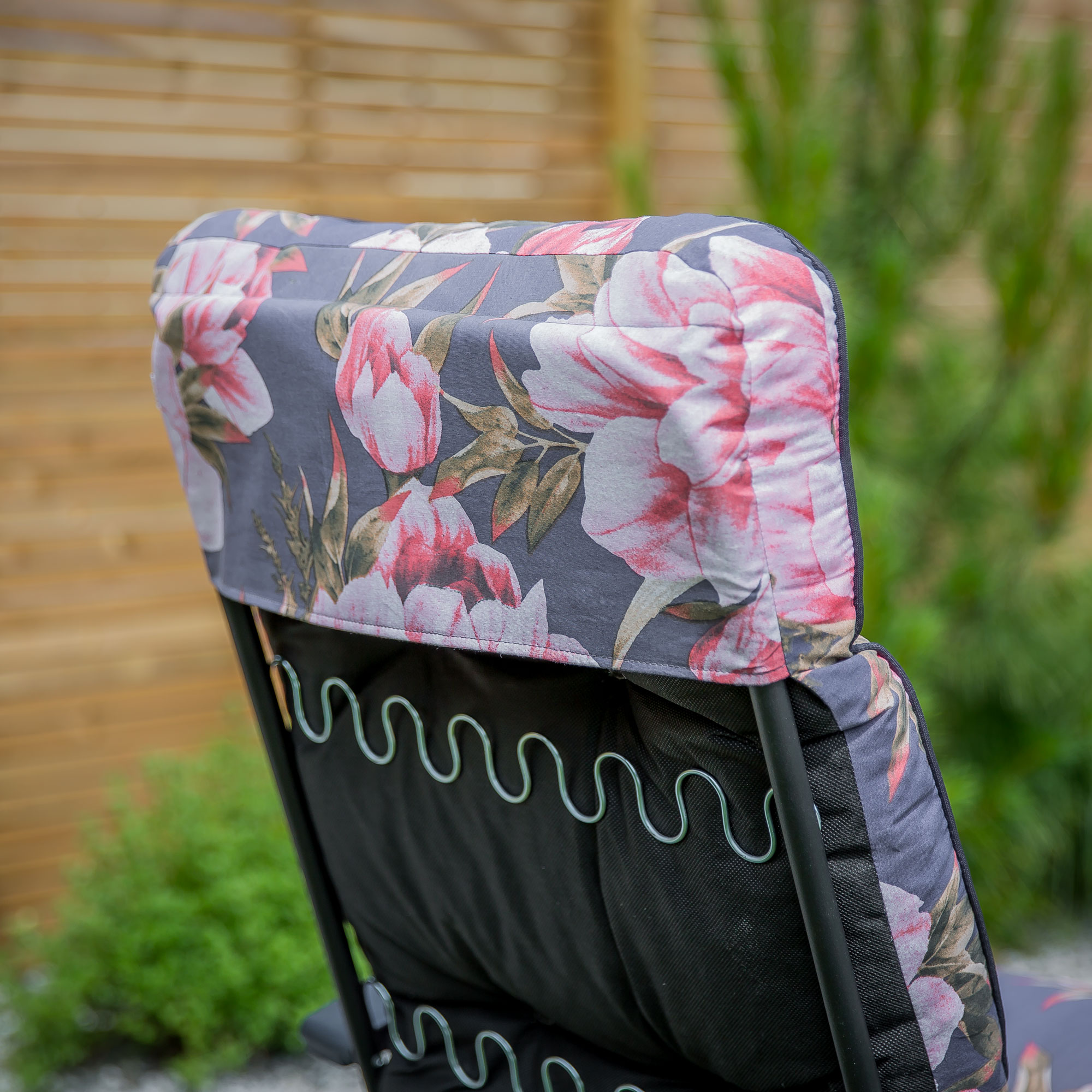 Polohovacie záhradné kreslo Lena Black Edition A098-01IB PATIO