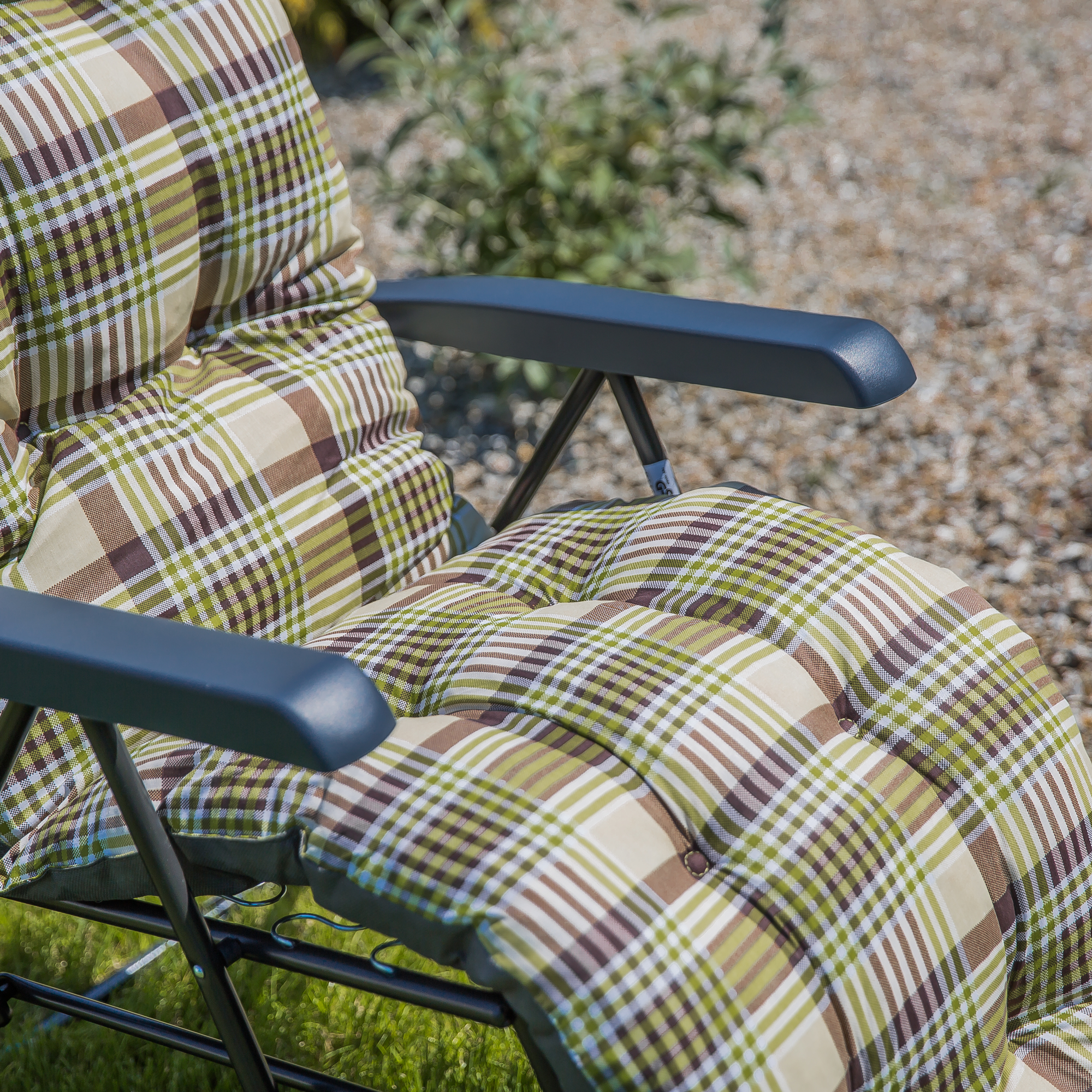 Garden recliner with cushion Samar Plus B003-13PB PATIO