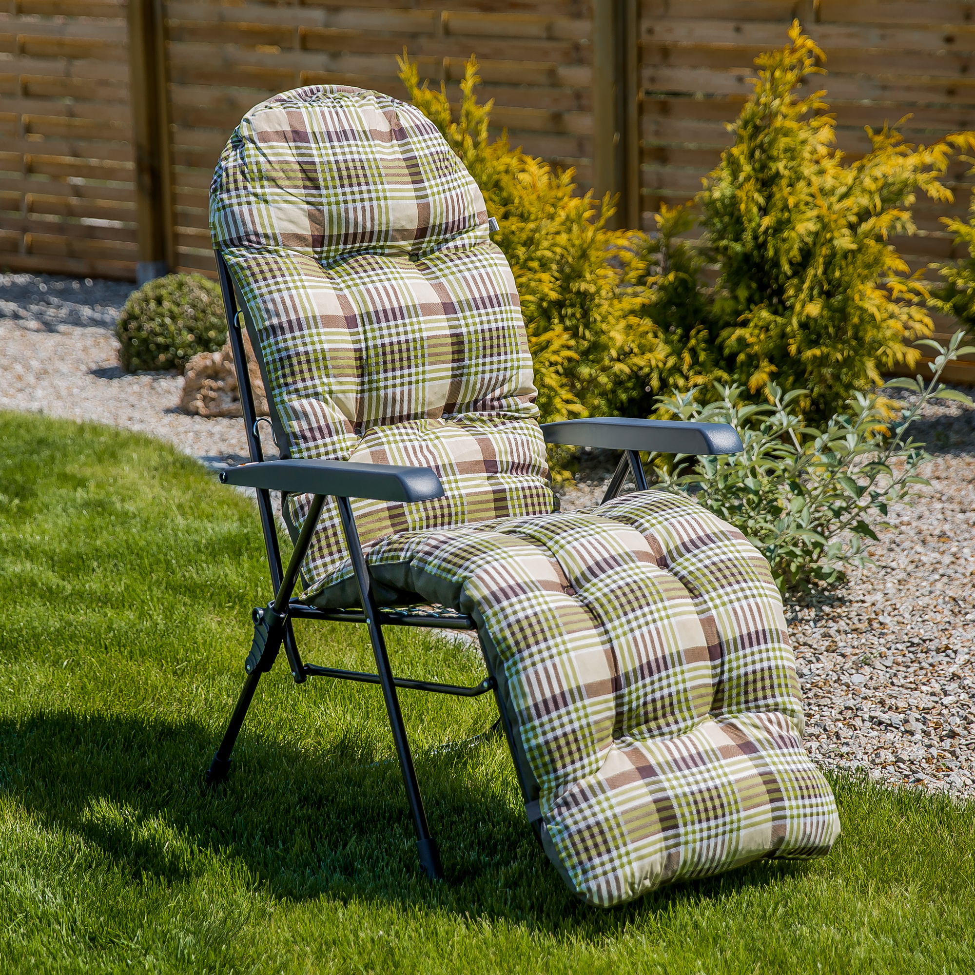 Garden recliner with cushion Samar Plus B003-13PB PATIO