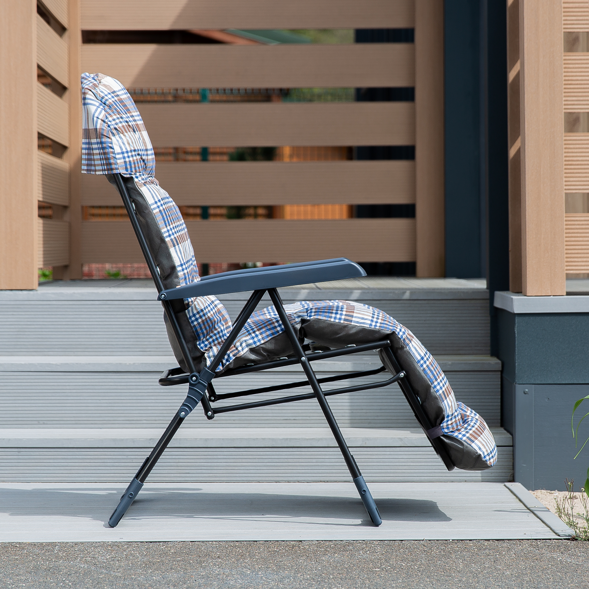 Liegestuhl  mit Fußstütze  Samar Plus B003-04BB PATIO
