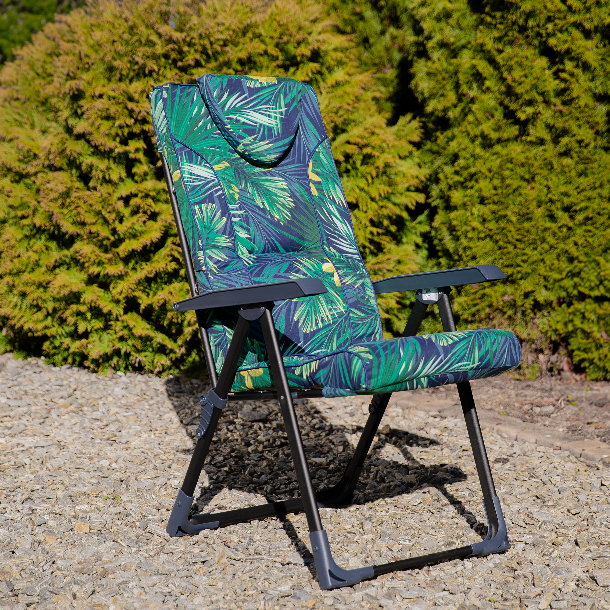 Silla de jardín plegable Mijas Black Eidtion D002-07PB / G051-02IB PATIO