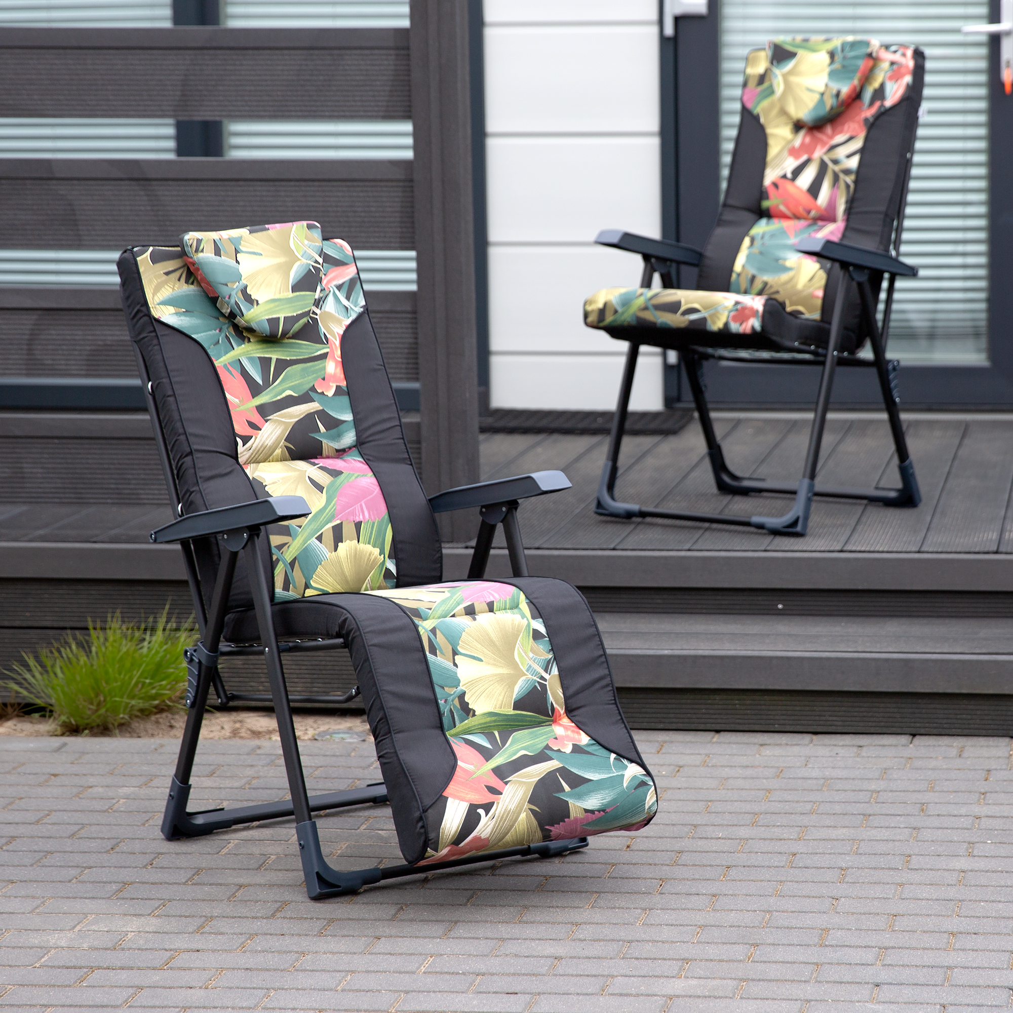 Sillón de jardín Mijas Plus Black Edition L150-23IB PATIO