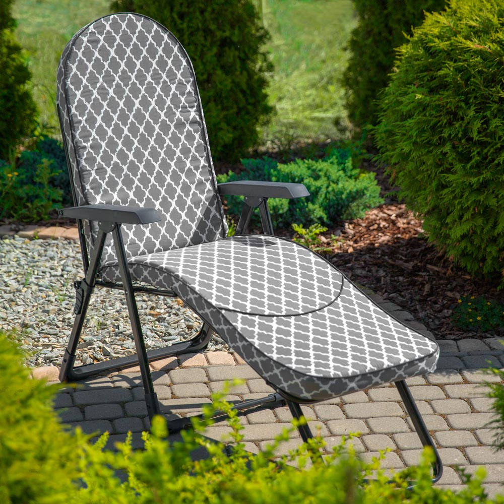 Polohovací zahradní lehátko Modena Oval Lux H030-06PB PATIO