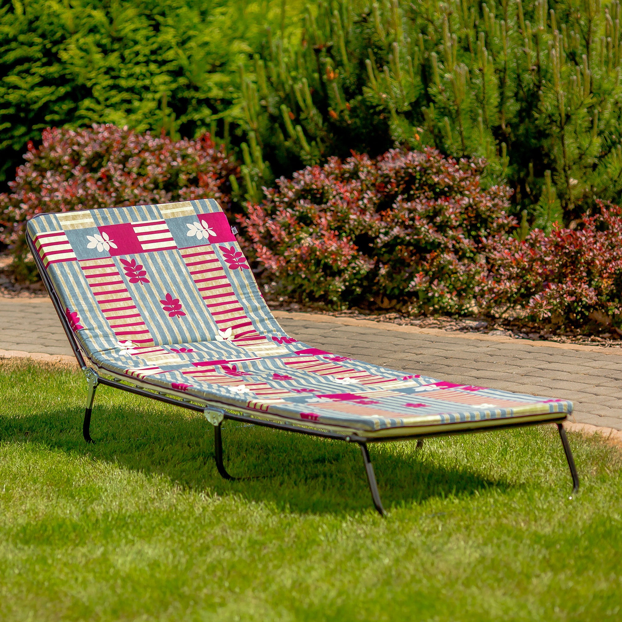 Turistické lehátko / lůžko Komfort 68 x 193 x 78 cm E006-06BB PATIO