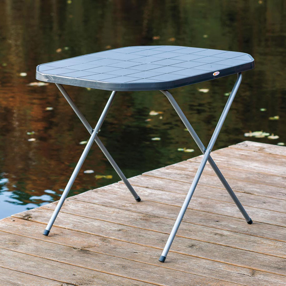Campingtisch 53 x 70cm anthrazit / grau PATIO