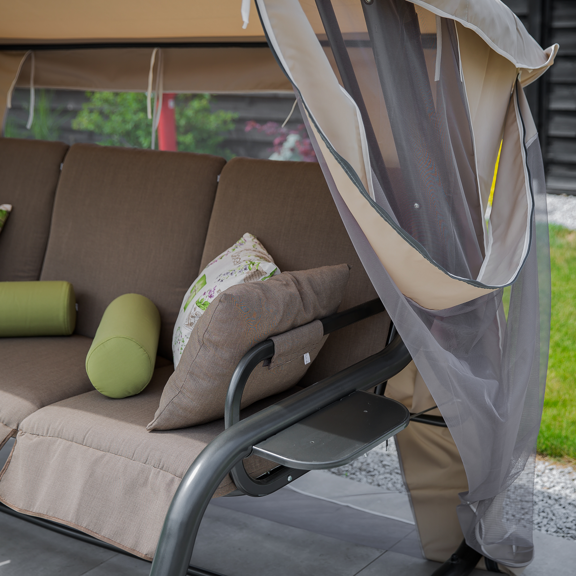 Leagăn de grădină cu plasă de țânțari Venezia Lux D022-04EB PATIO  