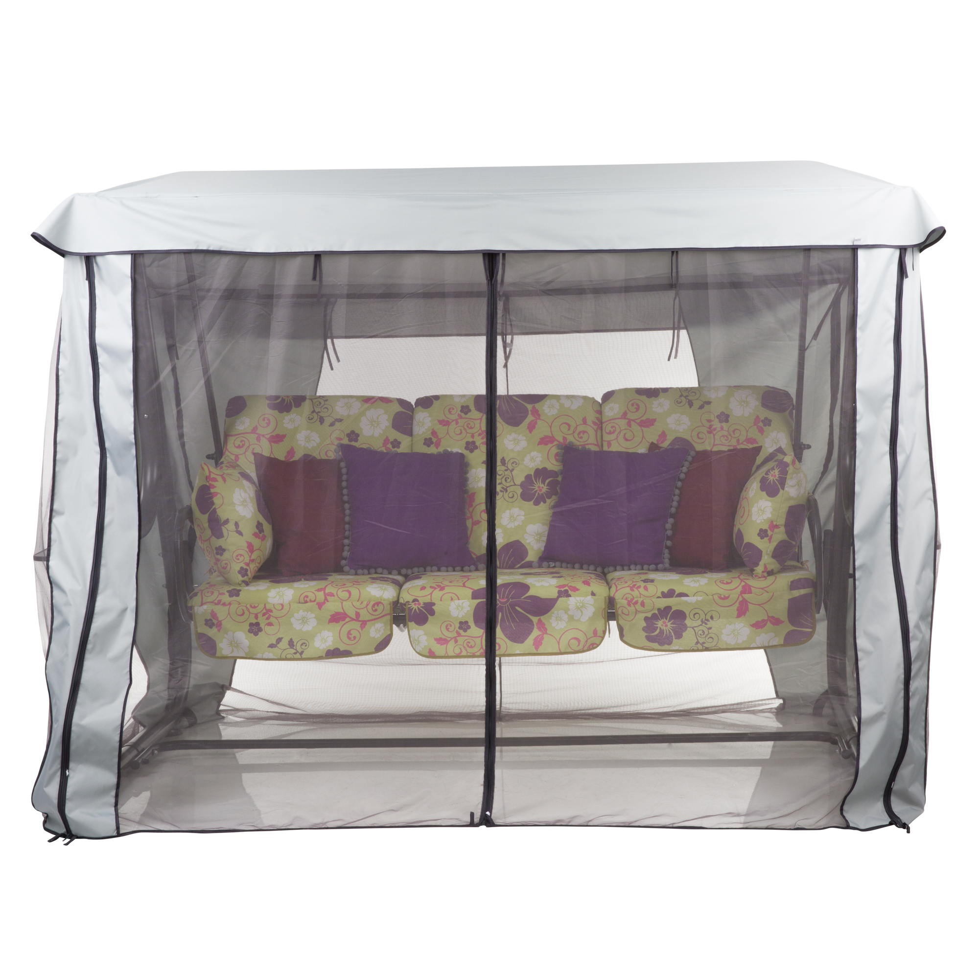 Huśtawka ogrodowa Venezia Lux z dodatkowymi poduszkami i stolikami A032-12LB  PATIO