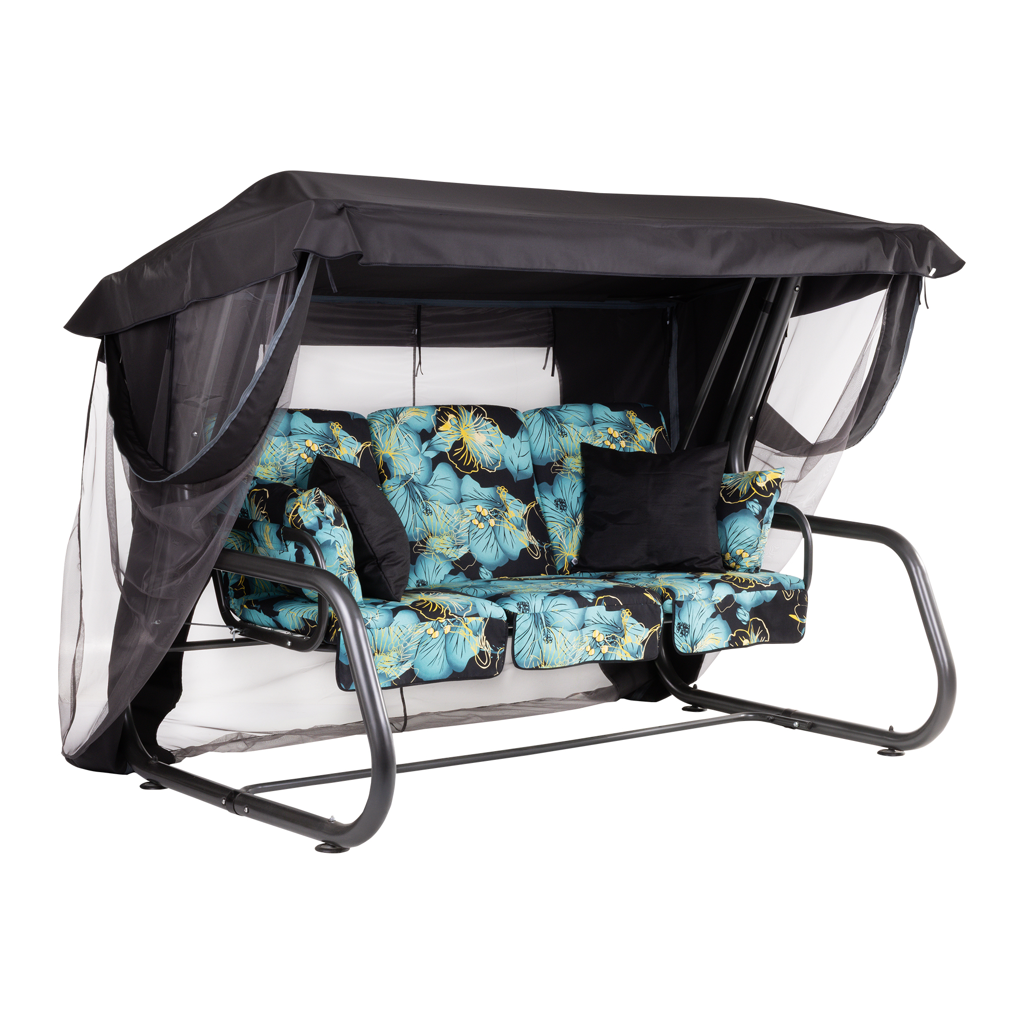 Záhradná hojdačka Venezia s moskytiérou a vankúšikmi A099-31IB PATIO