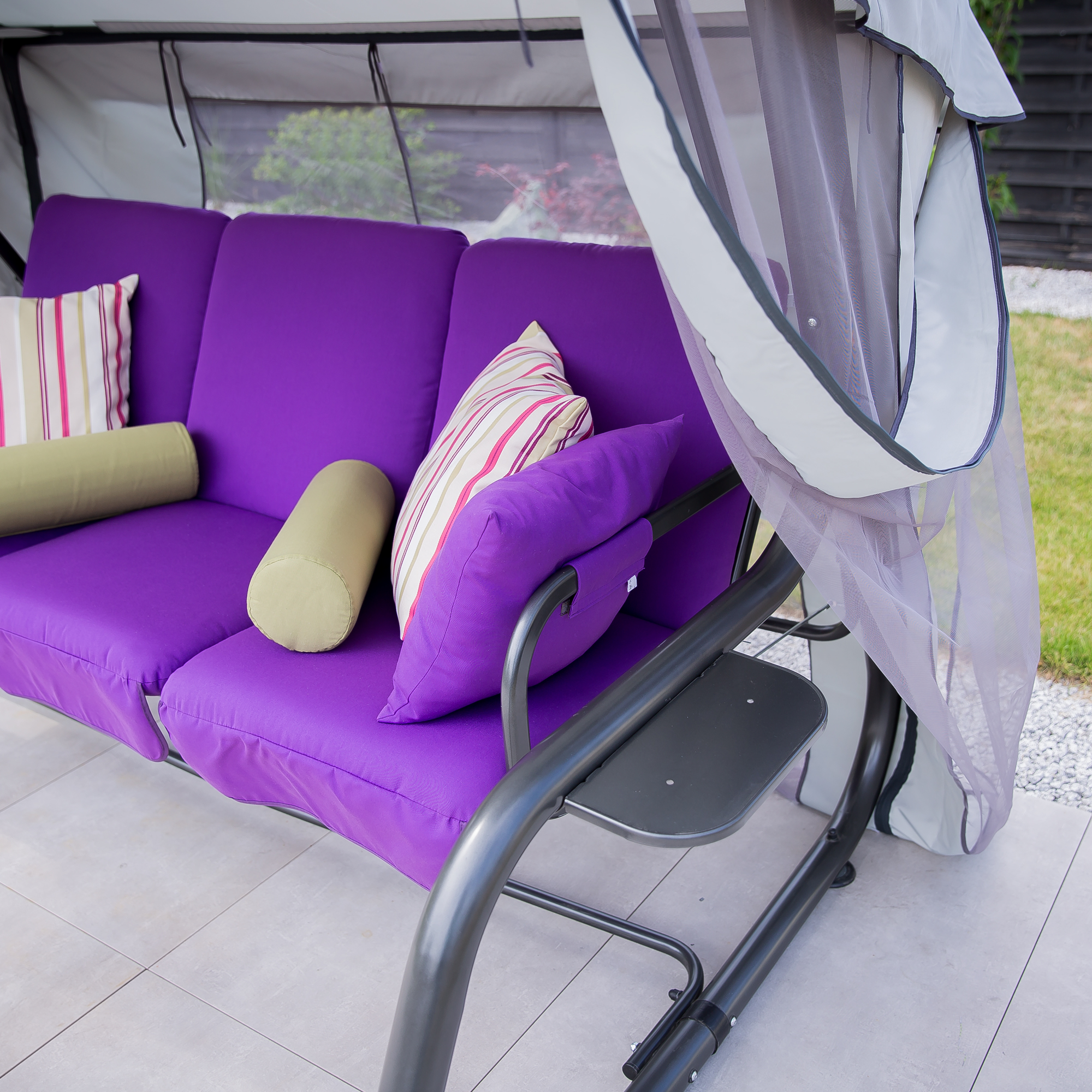 Leagăn de grădină cu plasă de țânțari Venezia Lux D042-28DW PATIO  