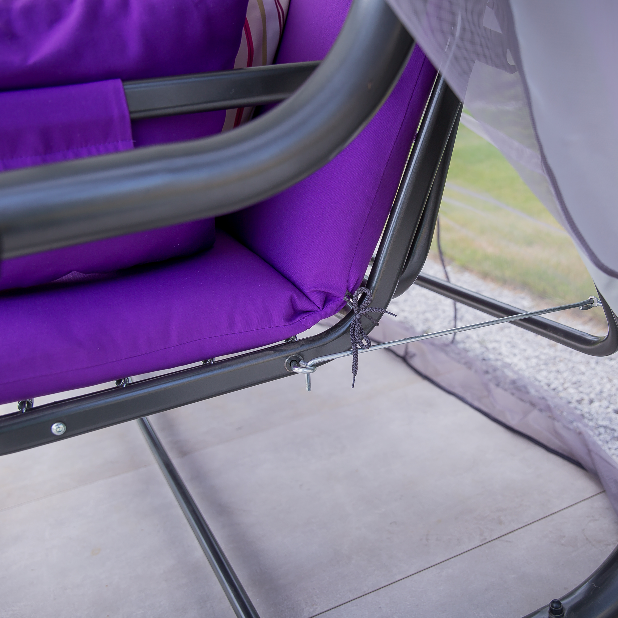 Leagăn de grădină cu plasă de țânțari Venezia Lux D042-28DW PATIO  
