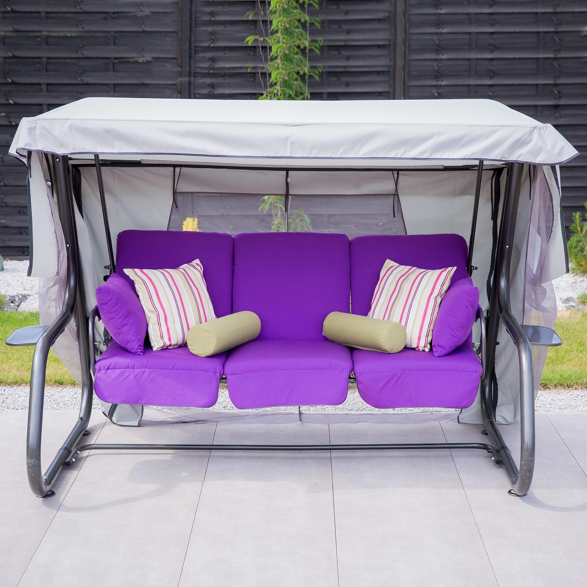 Leagăn de grădină cu plasă de țânțari Venezia Lux D042-28DW PATIO  