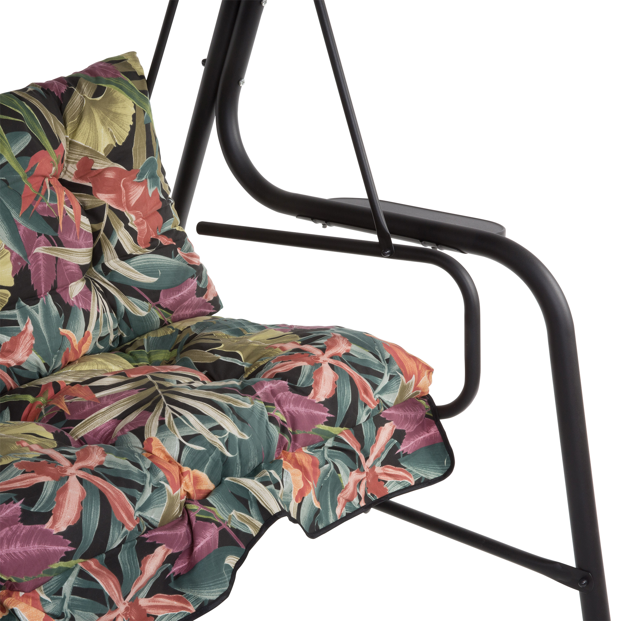 Zahradní houpačka Hawaii Black Edition s bočními stolky G052-23IB PATIO