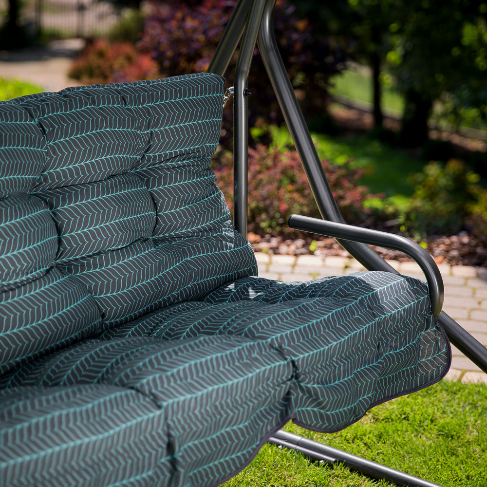 Hollywoodschaukel mit Dach Milano 3-Sitzer H021-06PB PATIO