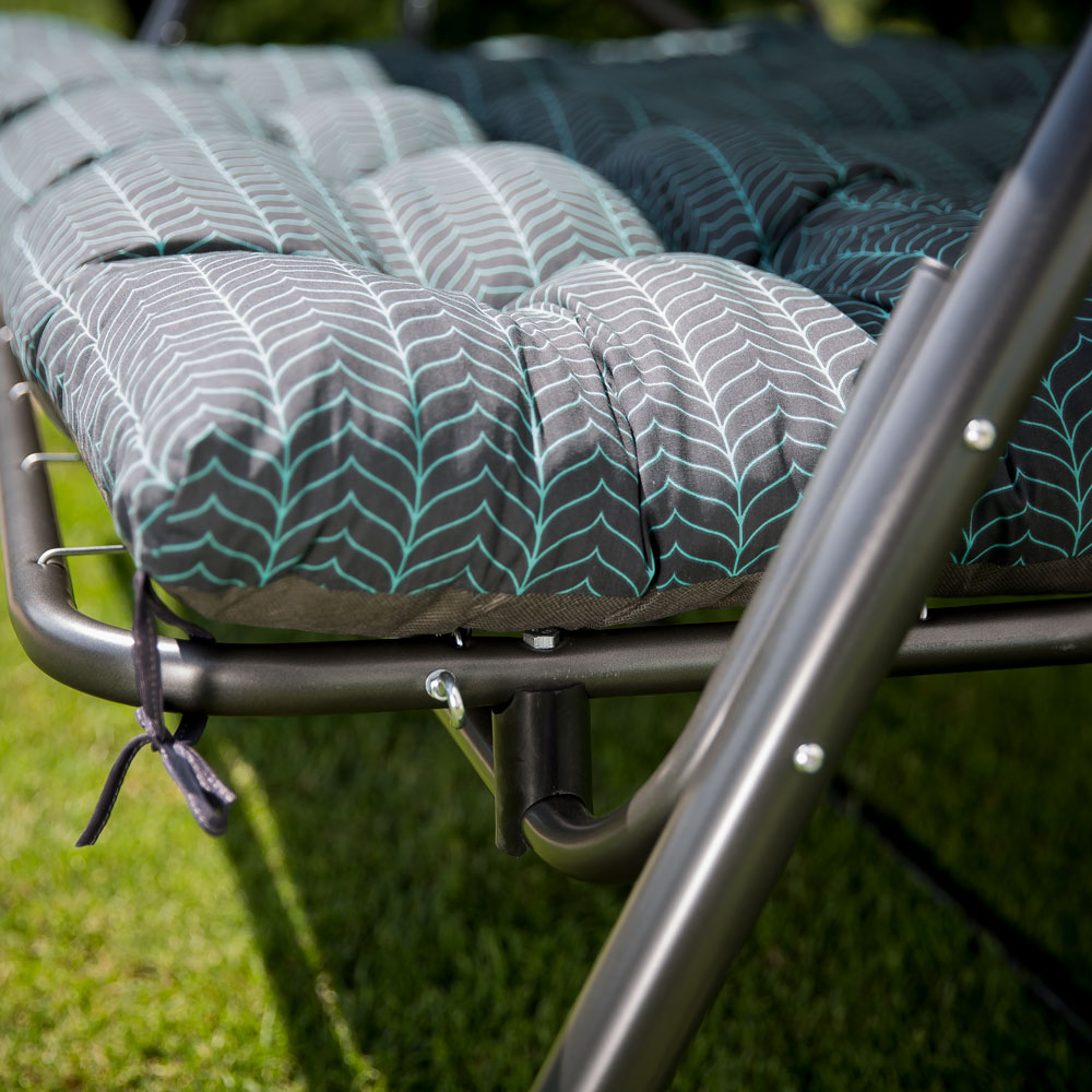 Hollywoodschaukel mit Dach Milano 3-Sitzer H021-06PB PATIO