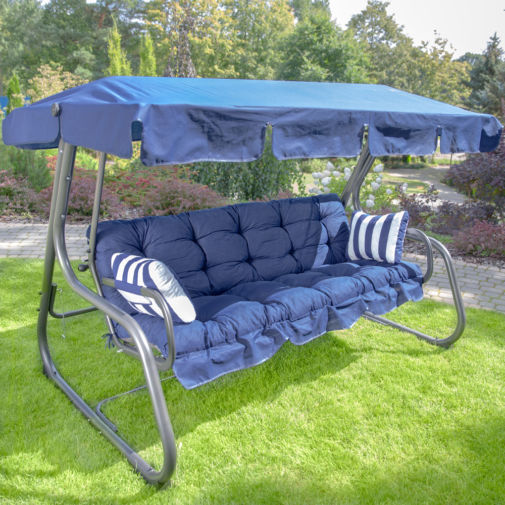 Hollywoodschaukel mit Dach 170 cm 3- Sitzer Parma D001-41PB PATIO