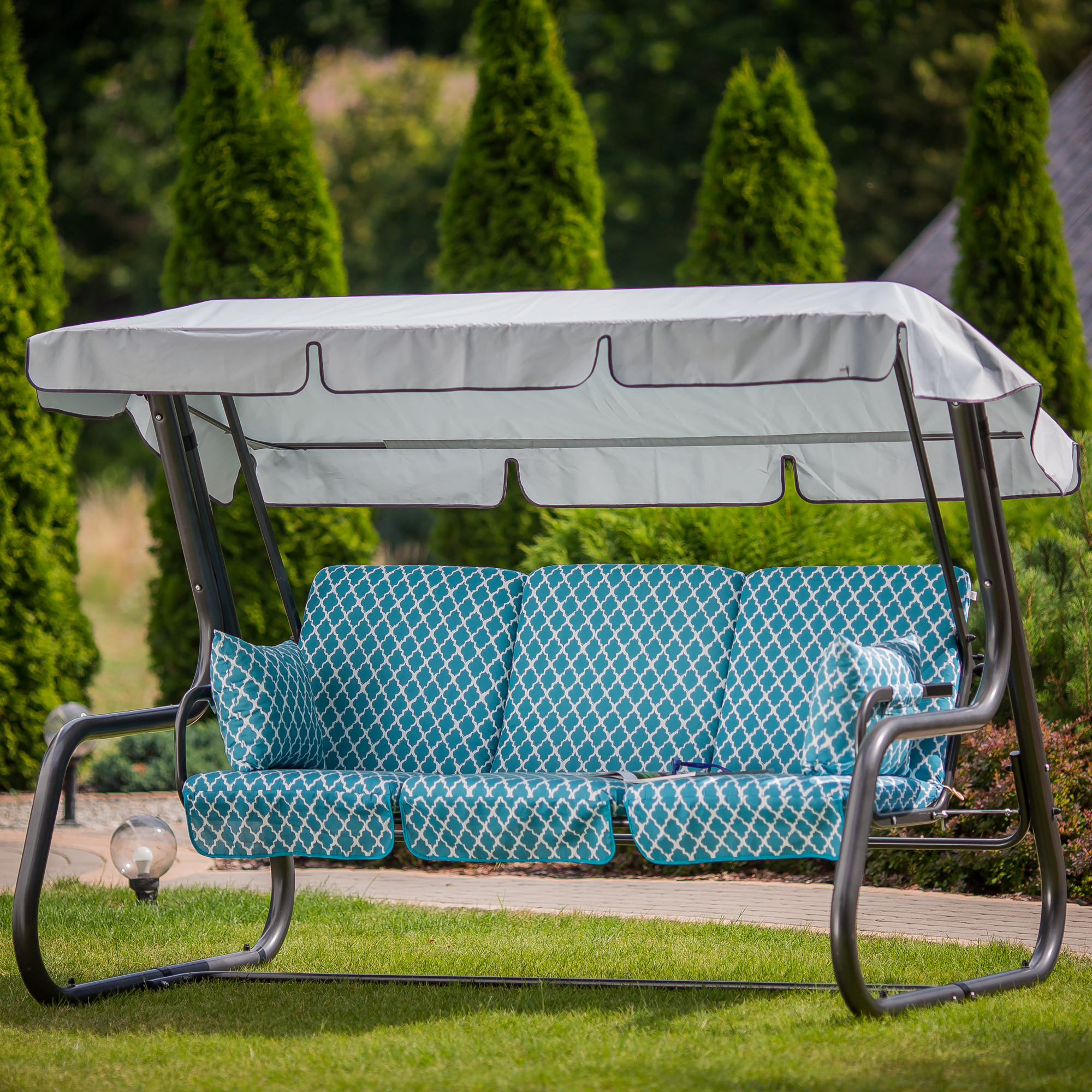 Hollywoodschaukel mit Dach Rimini 4-Sitzer H030-21PB PATIO