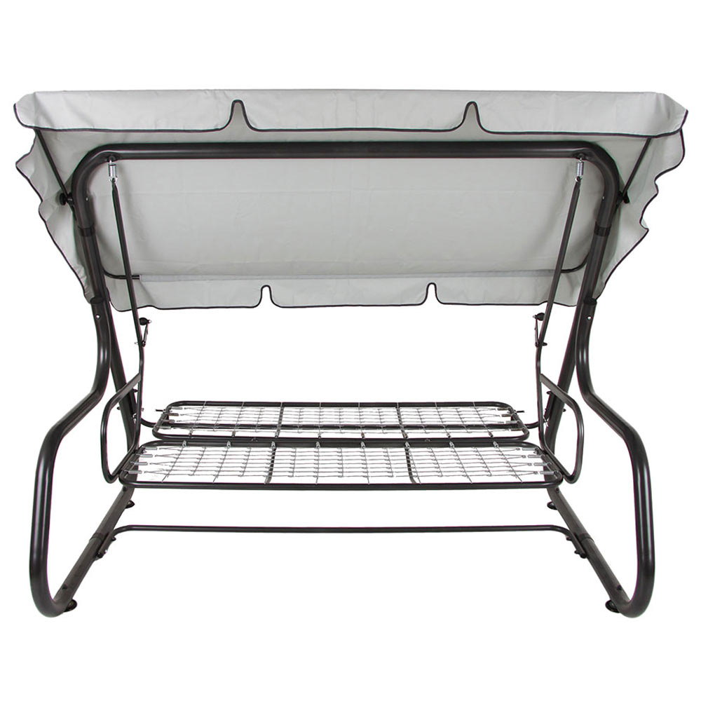 Dondolo da giardino con zanzariera Venezia Lux Black Edition G058-02PB PATIO