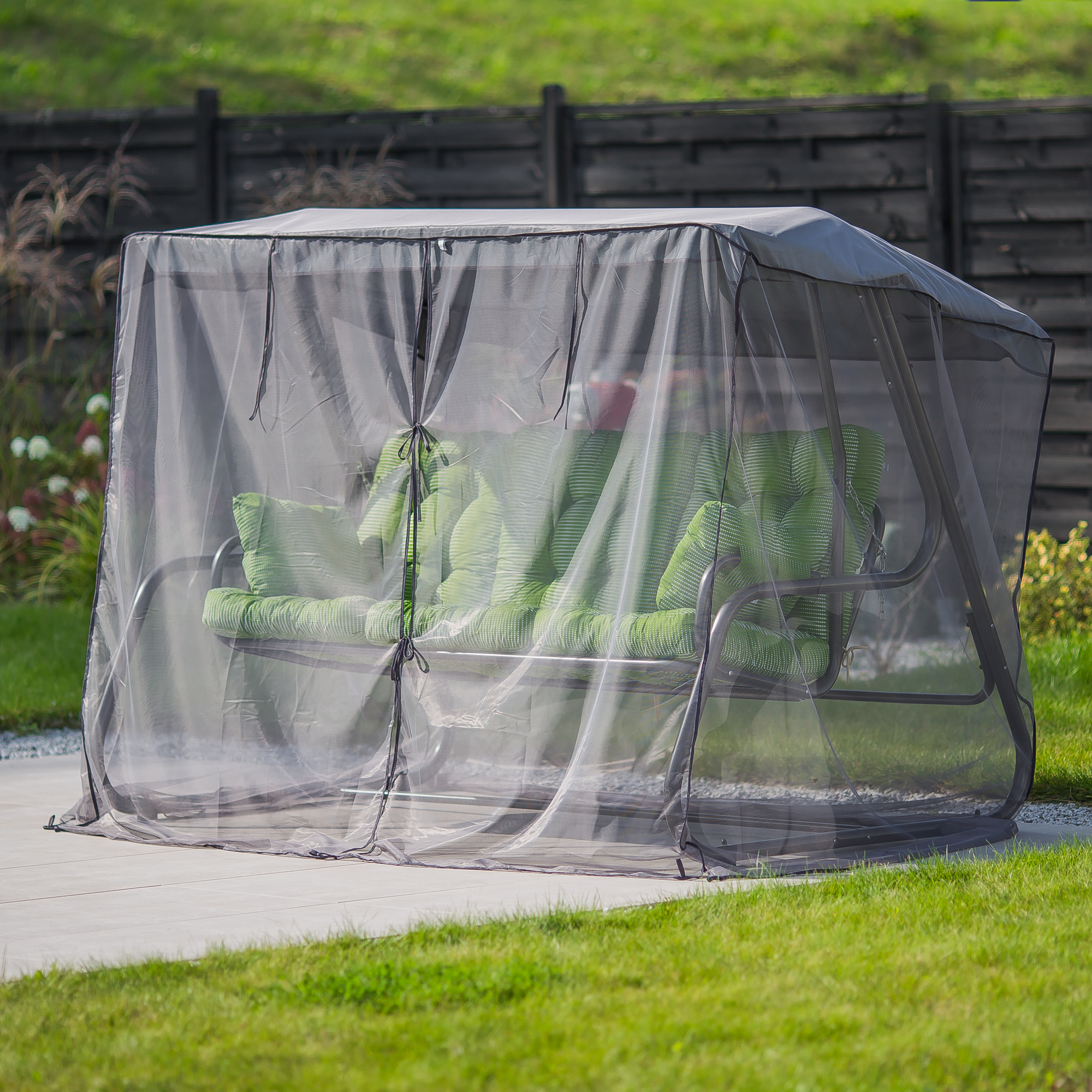 Hollywoodschaukel mit Moskitonetz Celebes Plus H016-12PB PATIO