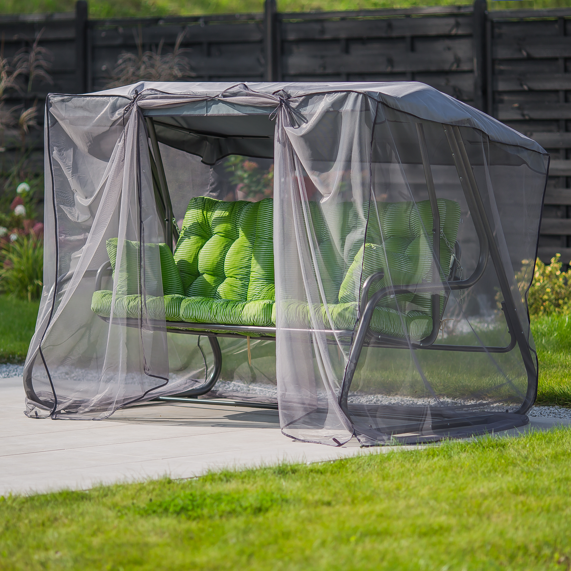 Hollywoodschaukel mit Moskitonetz Celebes Plus H016-12PB PATIO