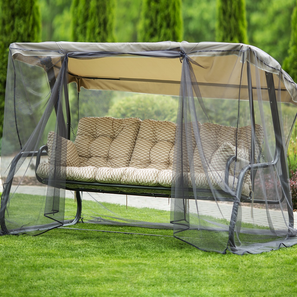 Hollywoodschaukel mit Moskitonetz Celebes Plus H031-05PB PATIO