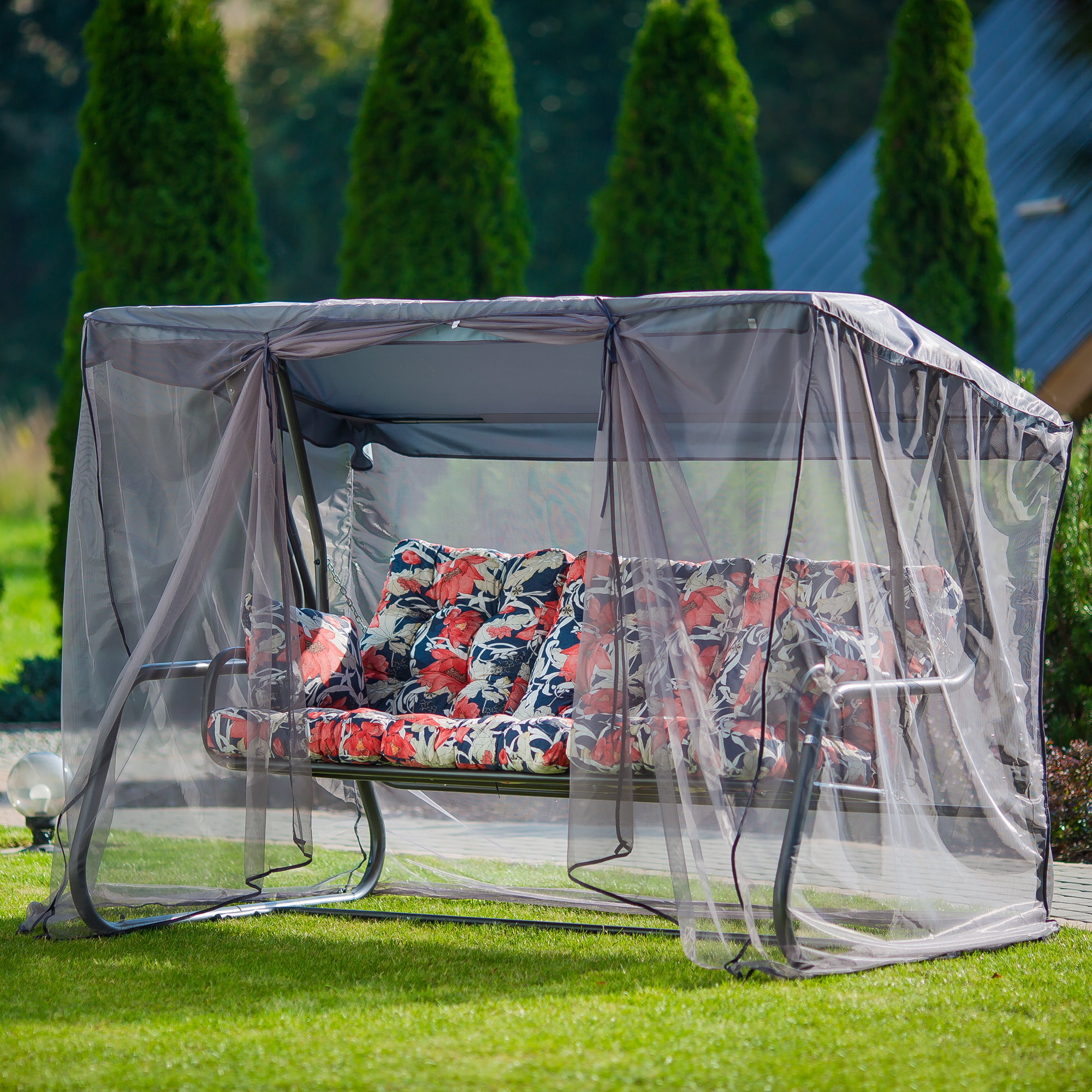 Hollywoodschaukel mit Moskitonetz Celebes Plus A090-03LB PATIO