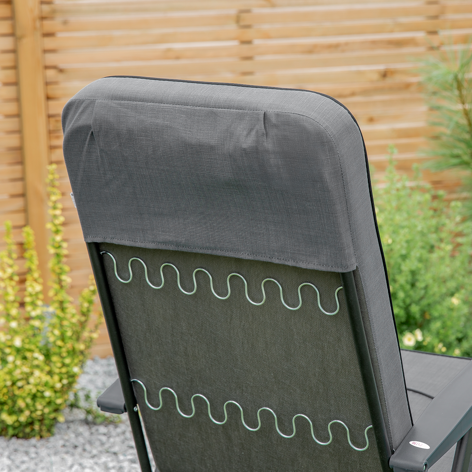 Klappsessel Modena Quadrat  Black Edition H024-07PB PATIO