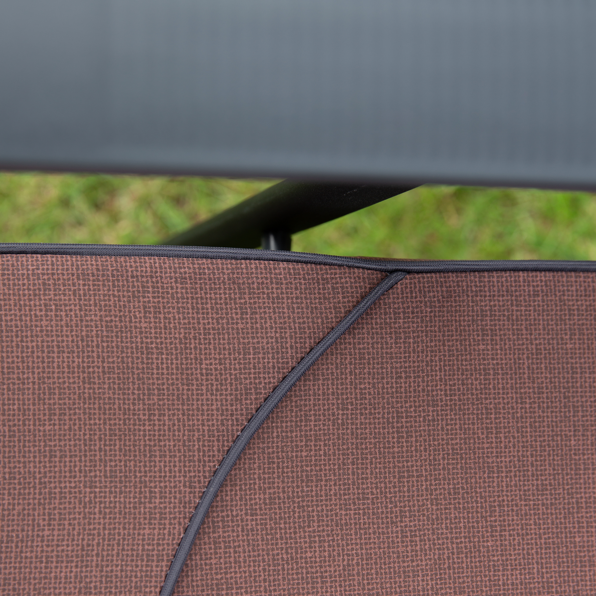 Polohovacie záhradné kreslo Modena Square Black Edition H047-04PB PATIO