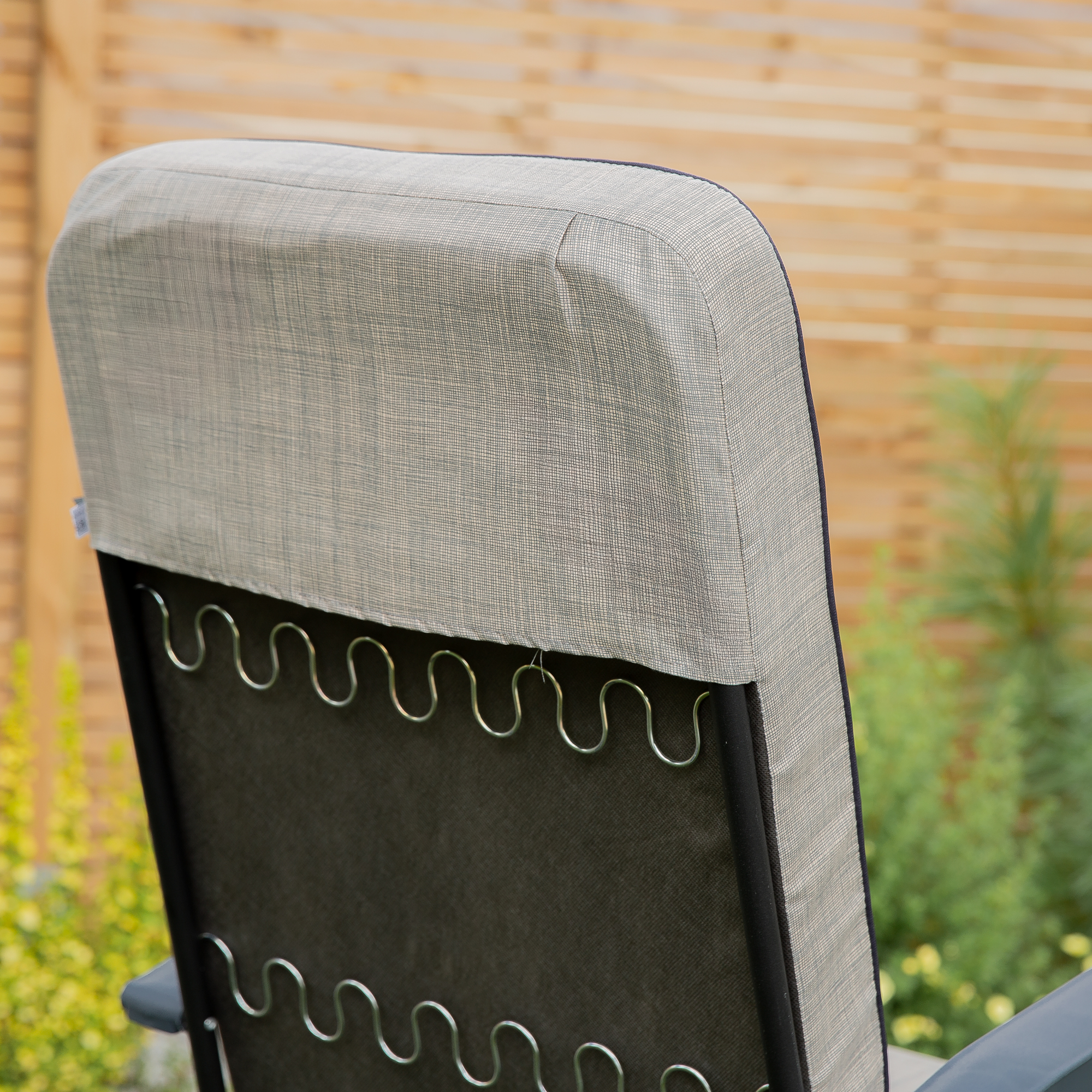 Polohovací zahradní křeslo s podnožkou Modena Plus Square Black Edition H024-04IB PATIO