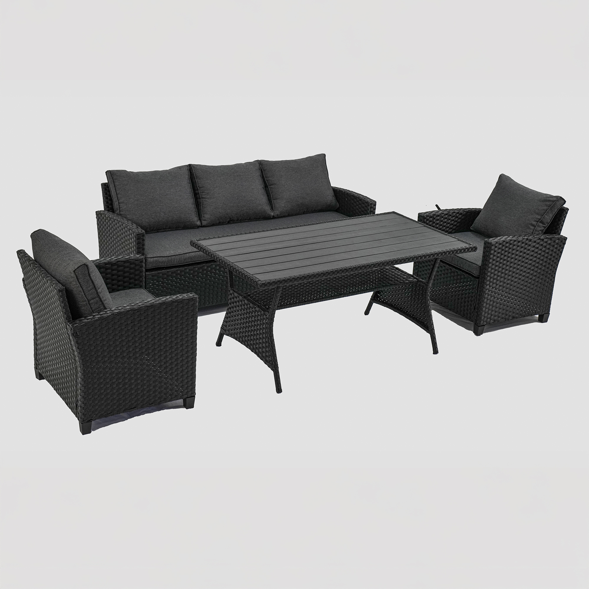 Zestaw mebli ogrodowych z technorattanu Micheline PATIO