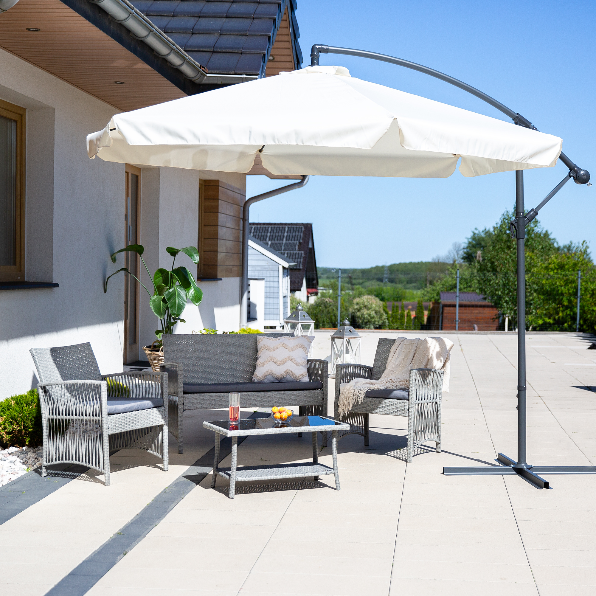 Gartenmöbel Set Pola asche PATIO