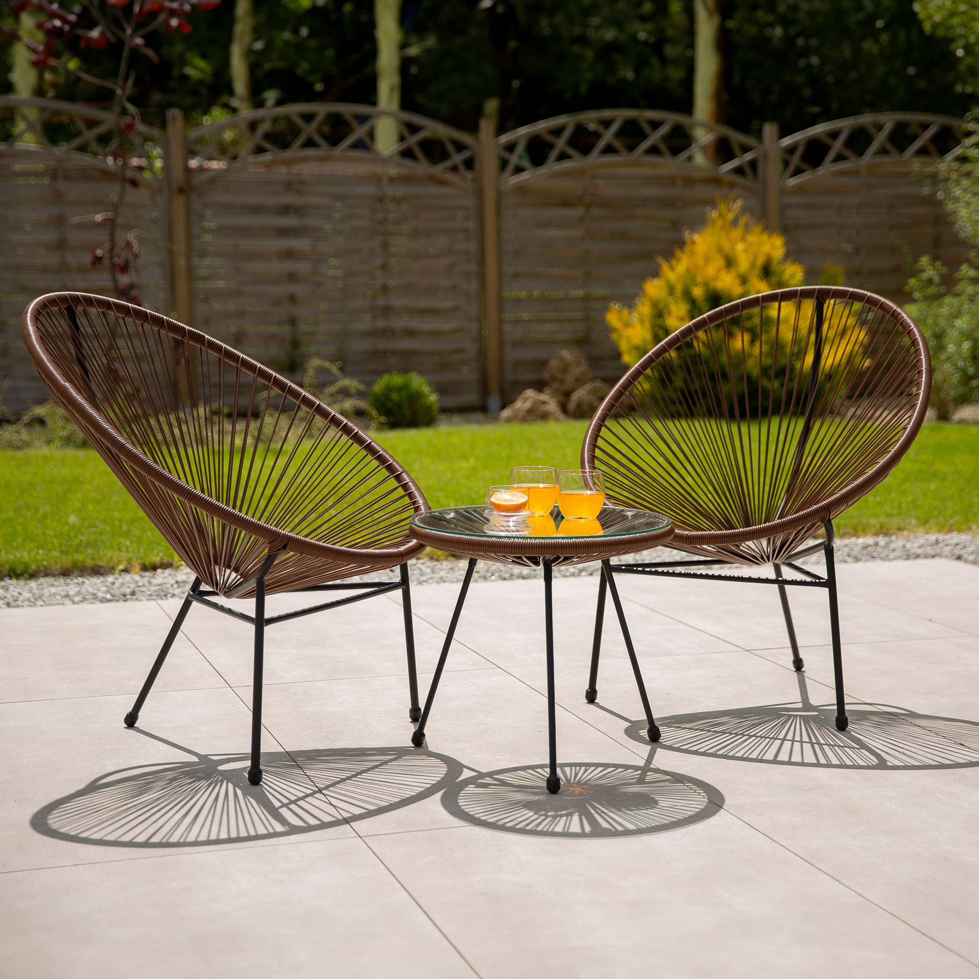 Trådstol Arthur brun PATIO  