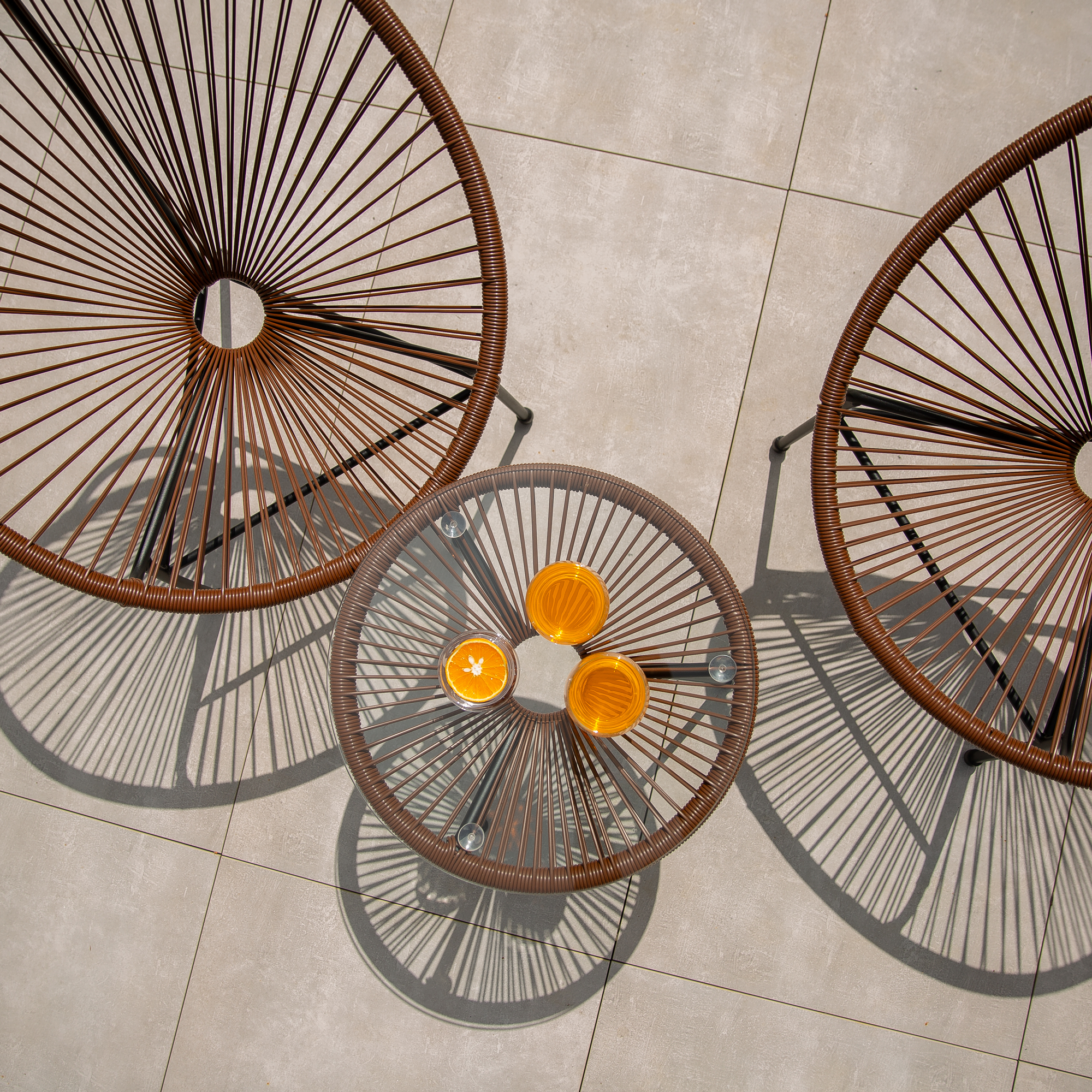 Zestaw mebli ogrodowych Arthur brązowy PATIO