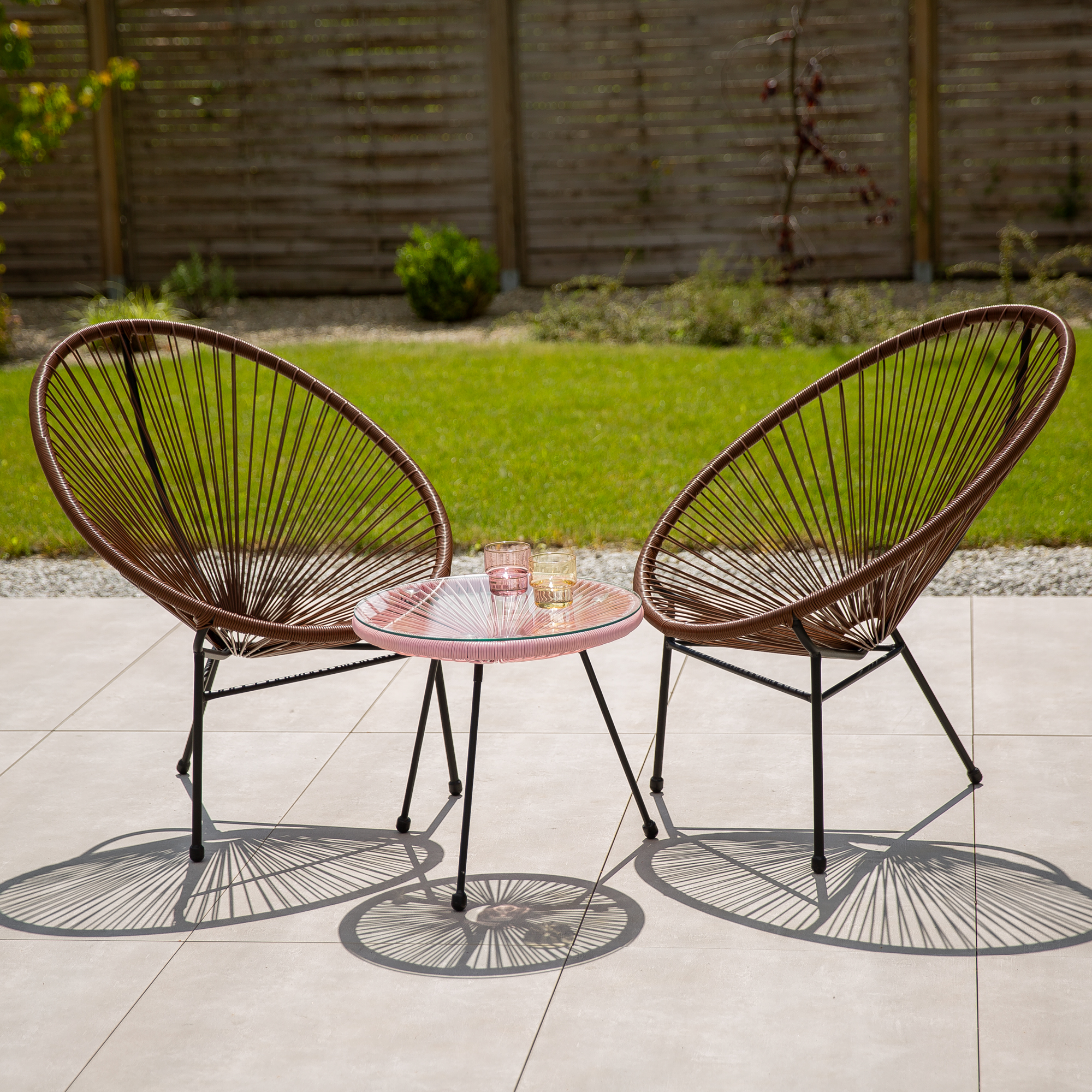 Trådstol Arthur brun PATIO  