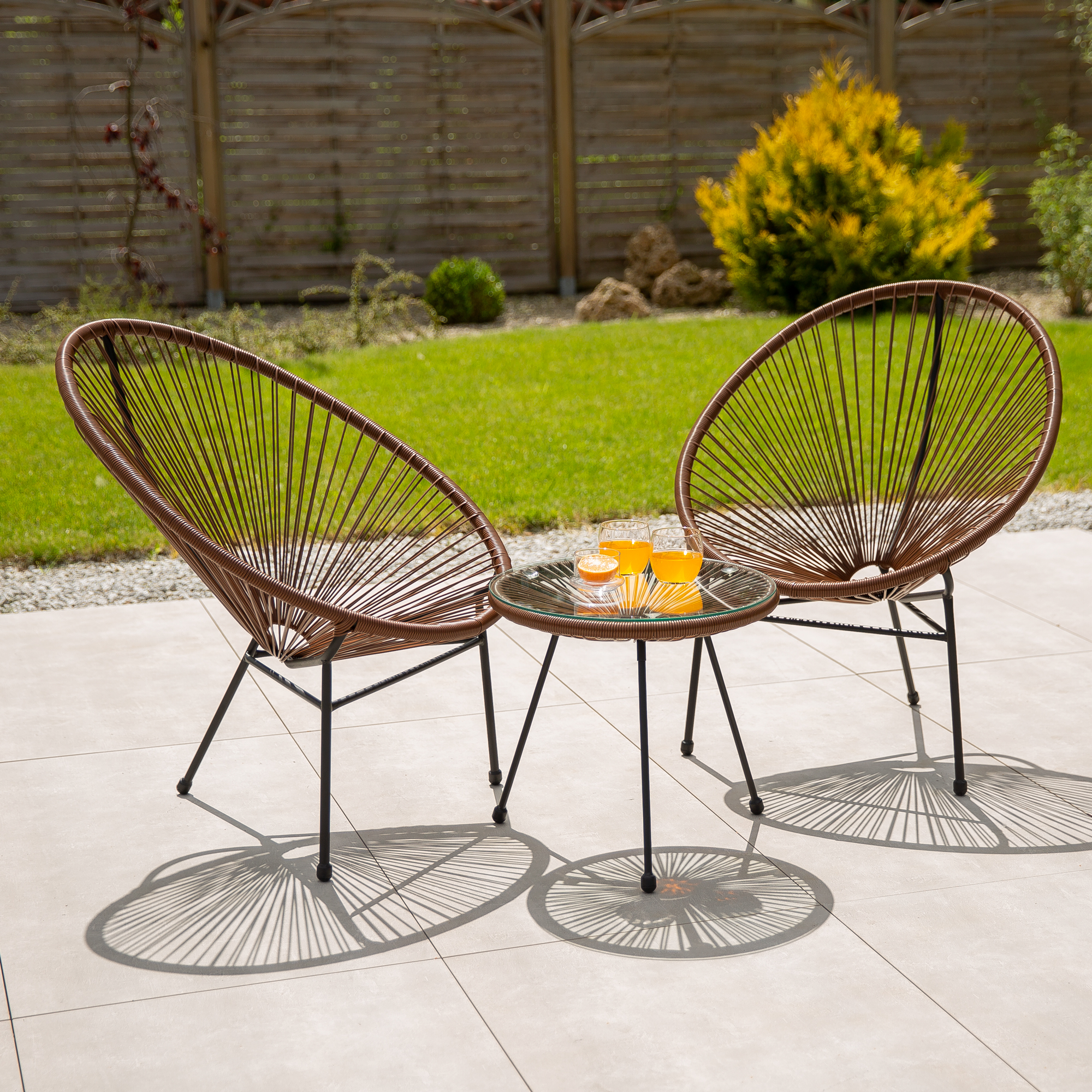 Zestaw mebli ogrodowych Arthur brązowy PATIO