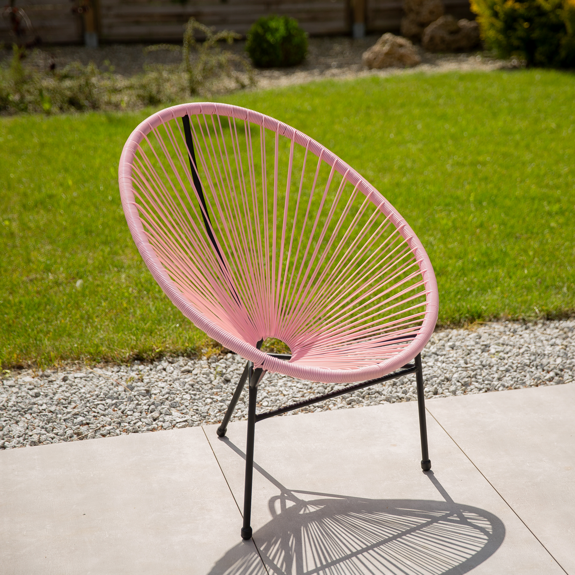 Trådstol Arthur rosa PATIO  