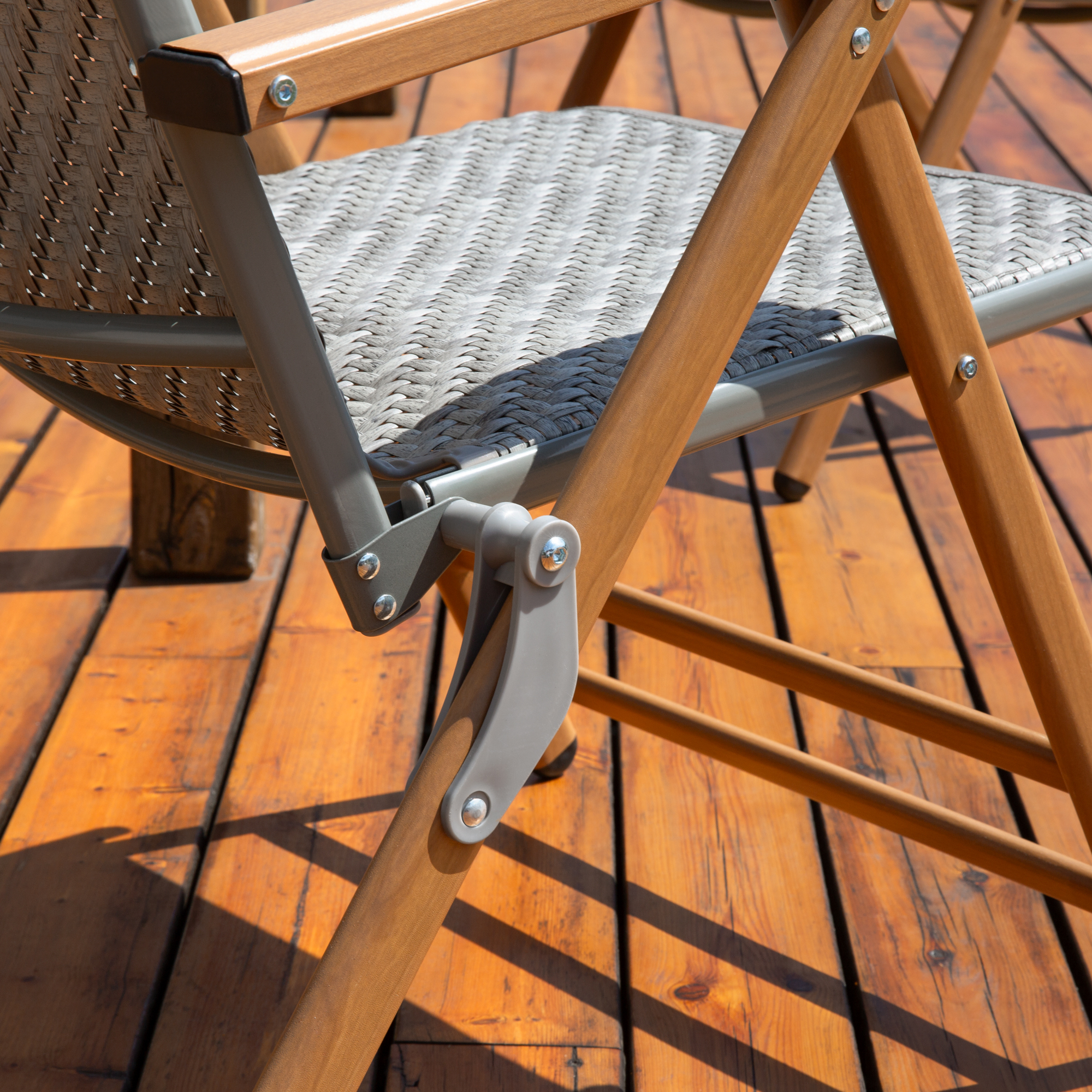 Fotel ogrodowy rozkładany Emma popiel PATIO II GAT