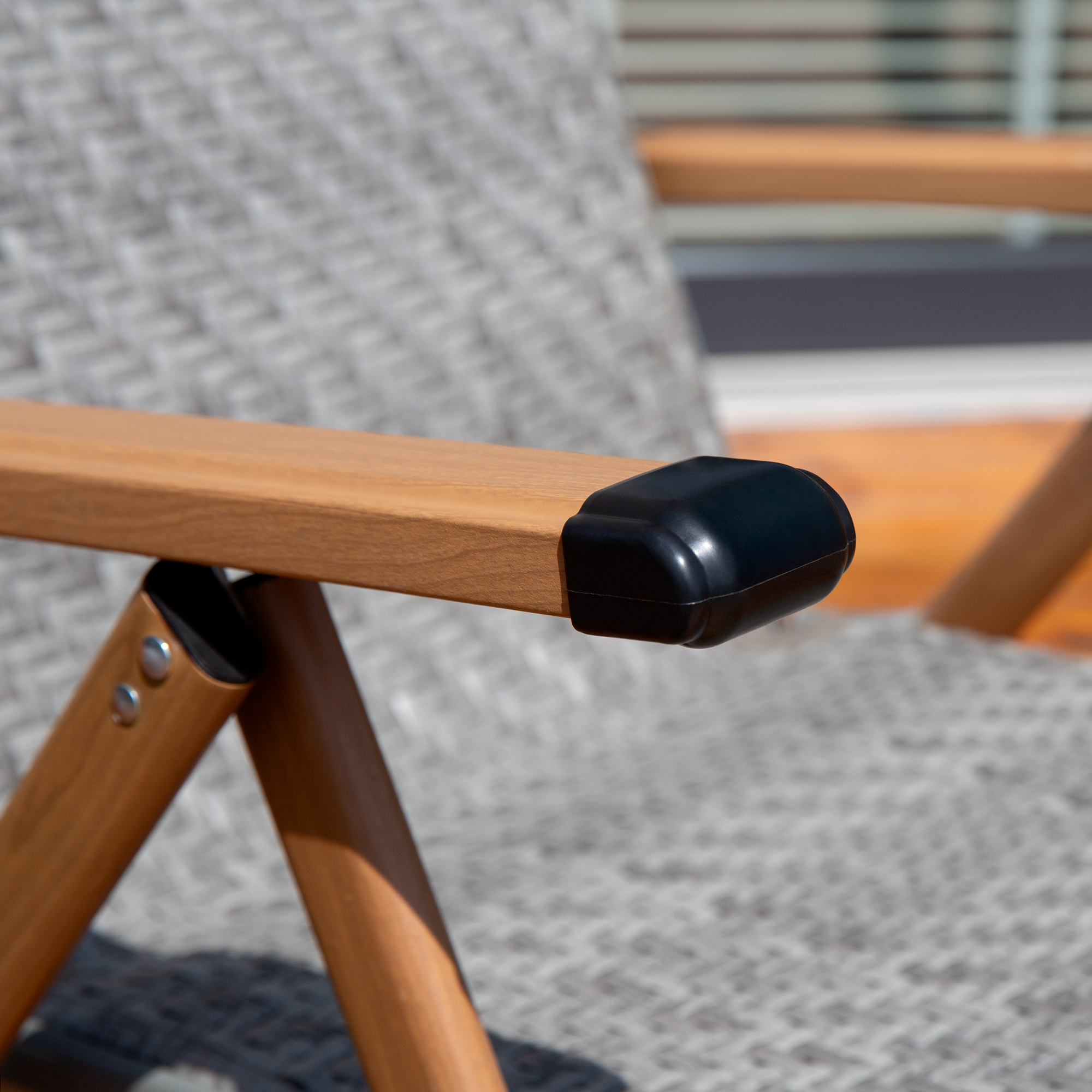 Fotel ogrodowy rozkładany Emma popiel PATIO II GAT