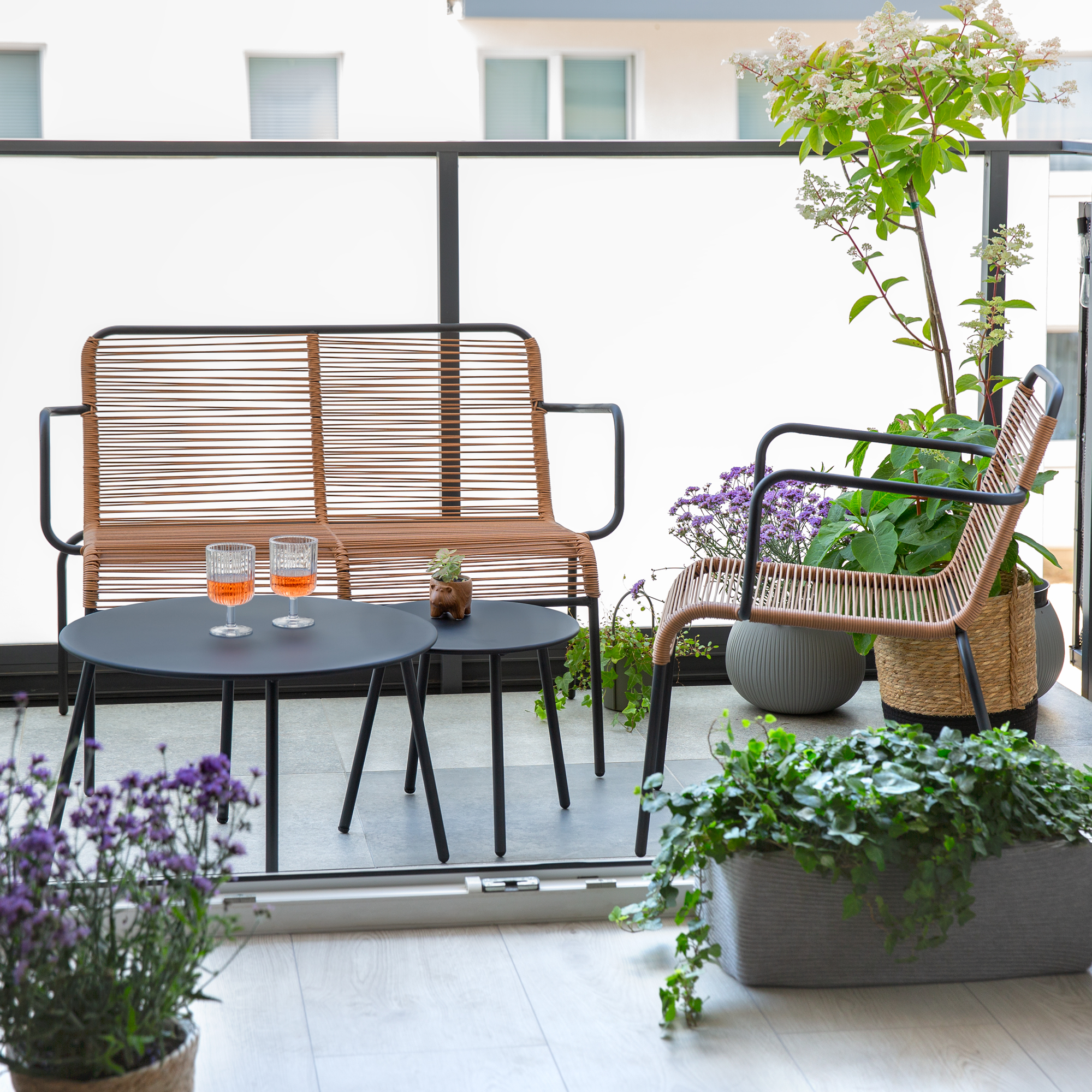 Souprava zahradního nábytku Henriette Brown PATIO