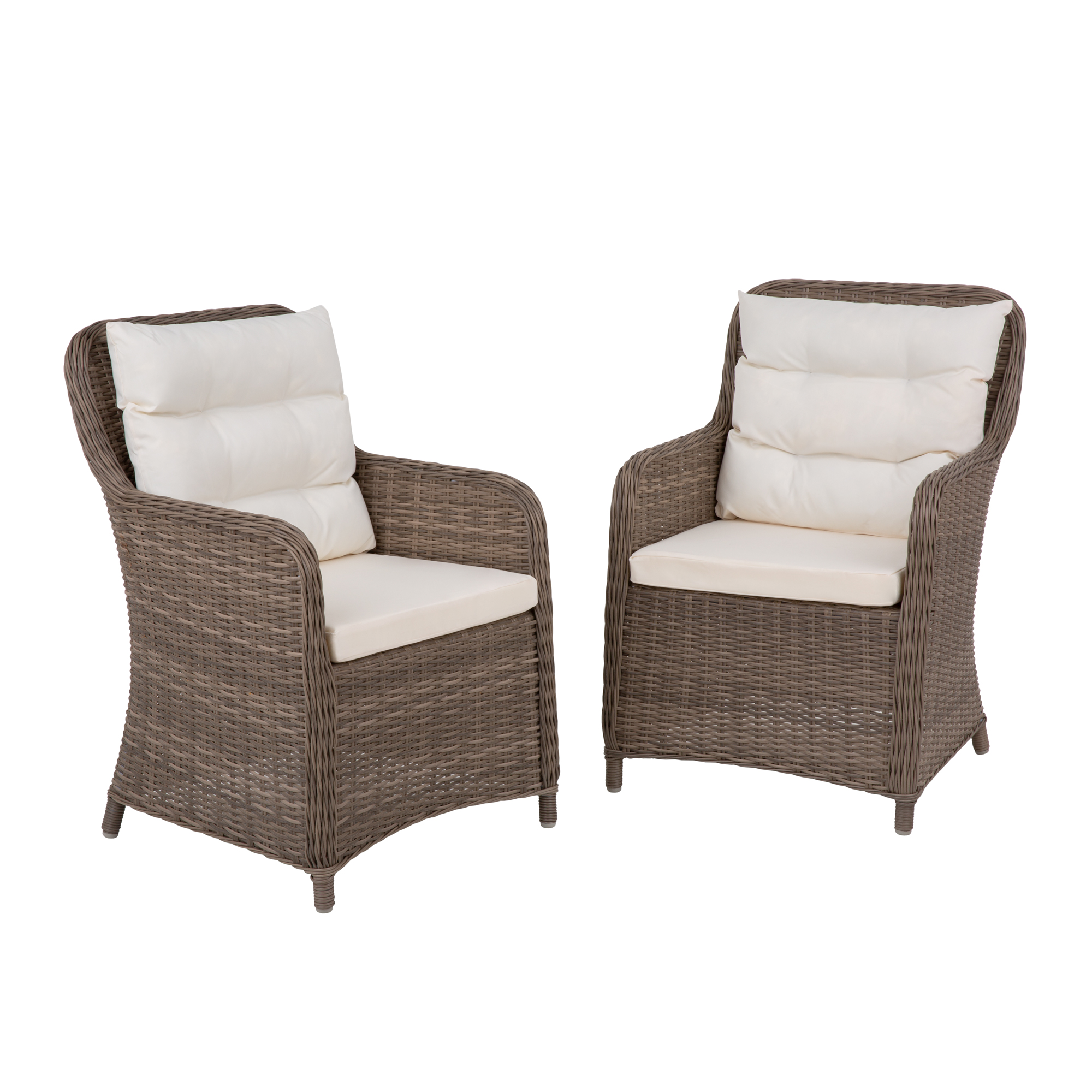 2 Gartensessel aus Polyrattan Cecile PATIO