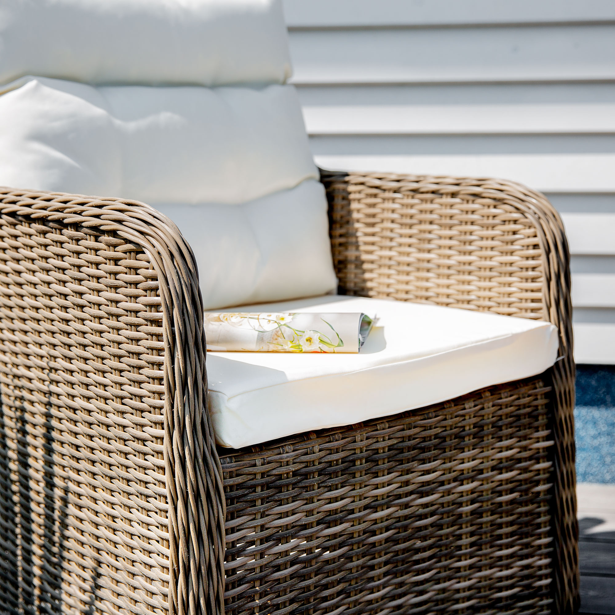2 Gartensessel aus Polyrattan Cecile PATIO
