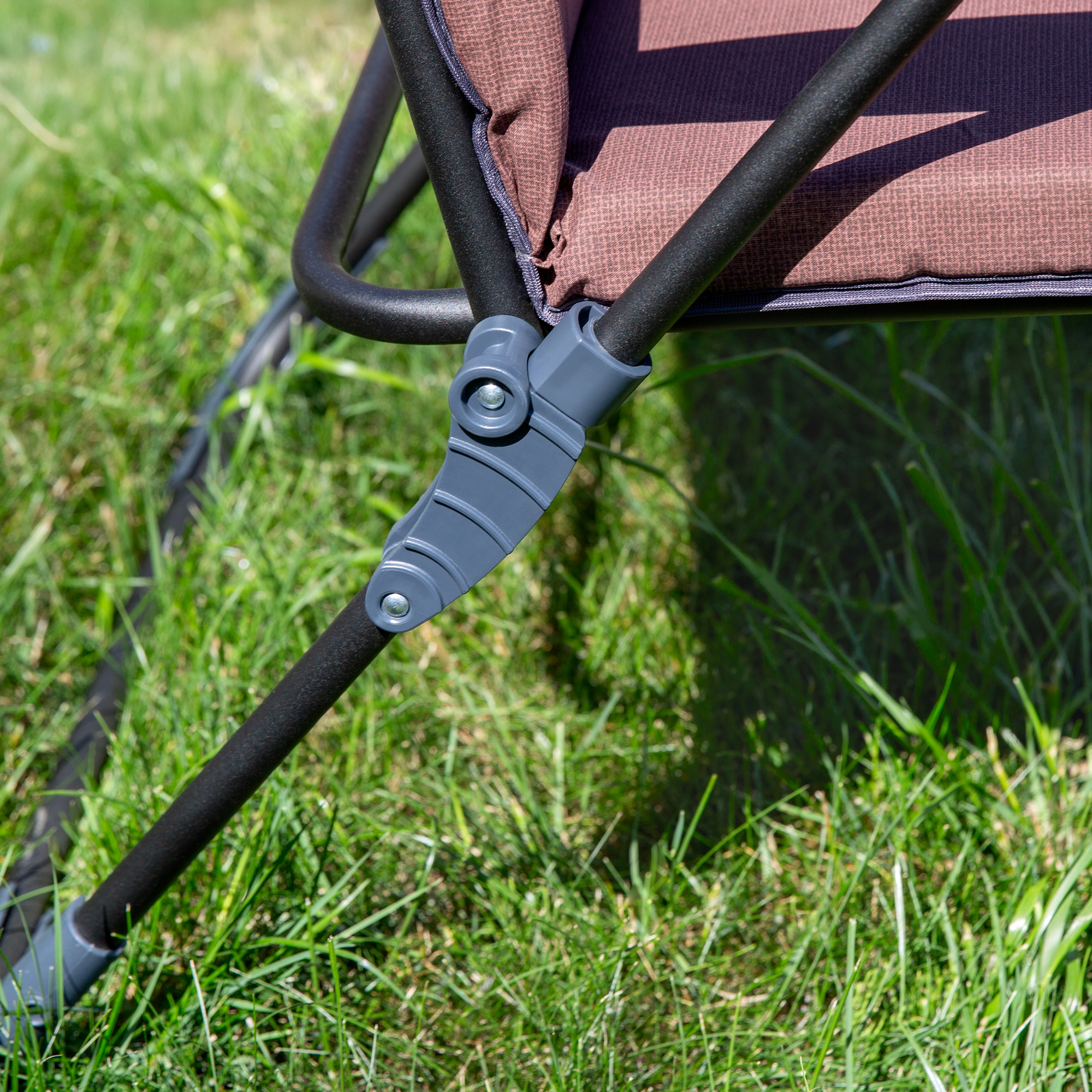 Polohovacie záhradné kreslo Barletta Black Edition H047-04PB PATIO