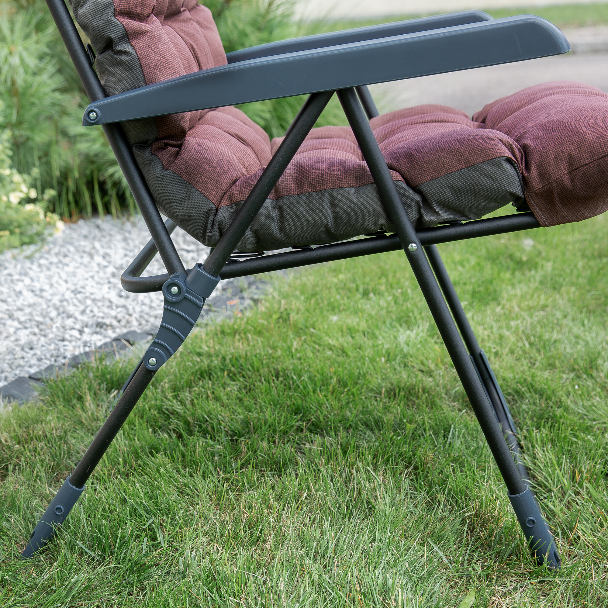 Polohovacie záhradné kreslo Setenil Black Edition H047-04PB PATIO