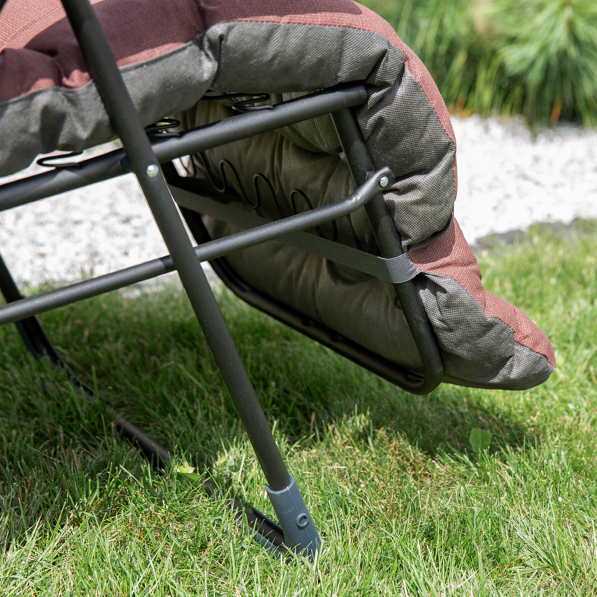 Polohovacie záhradné kreslo s podnožkou Setenil Plus Black Edition H047-04PB PATIO